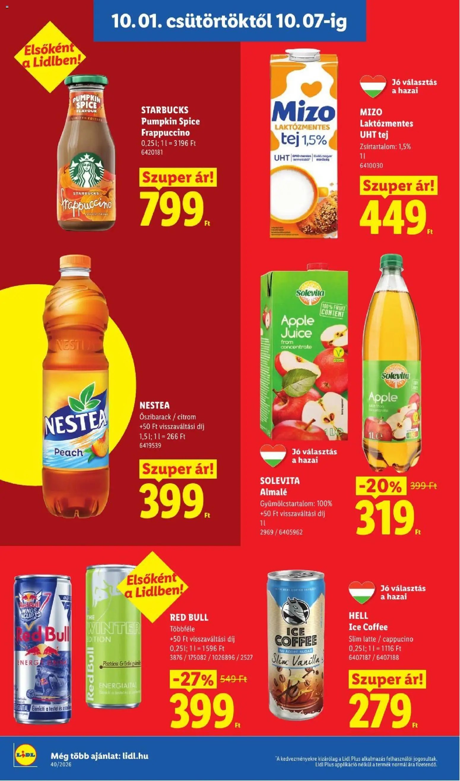 Lidl újság 2026.10.01. Lidl akciós újság