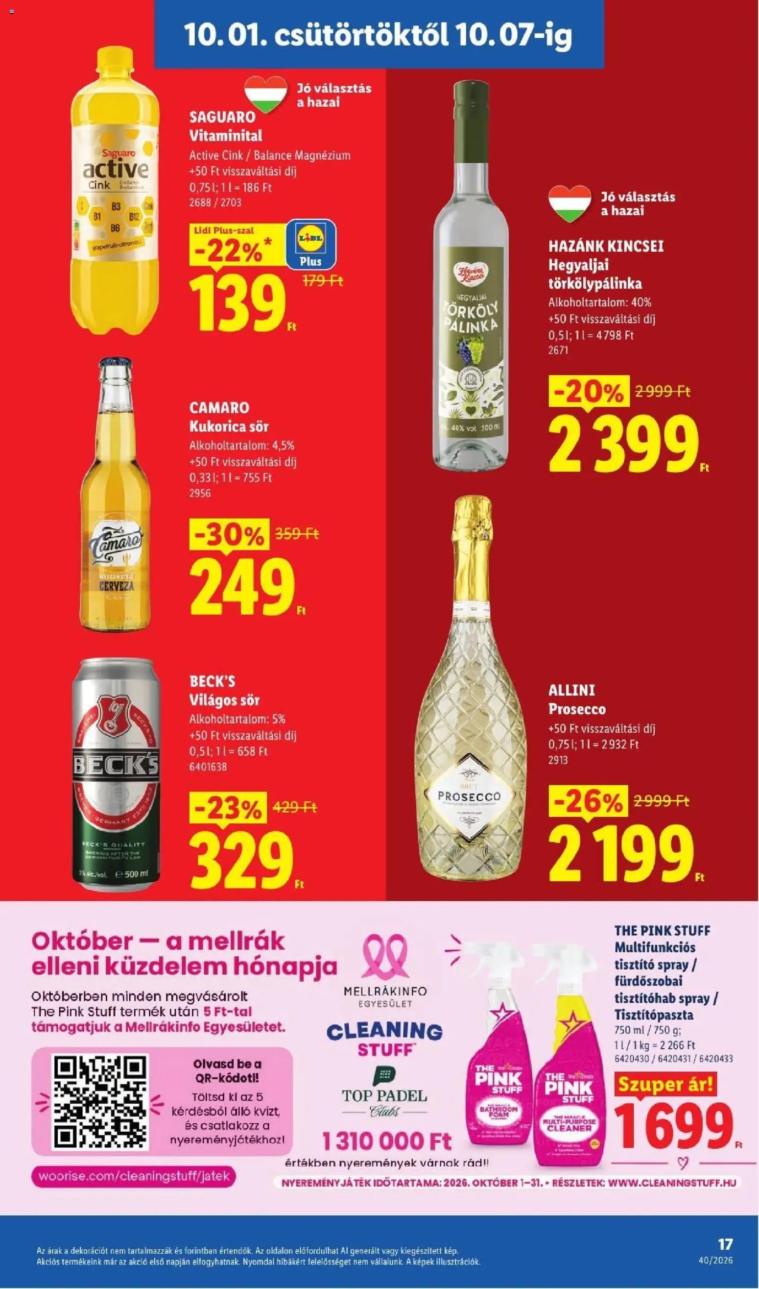 Lidl újság 2026.10.01. Lidl akciós újság