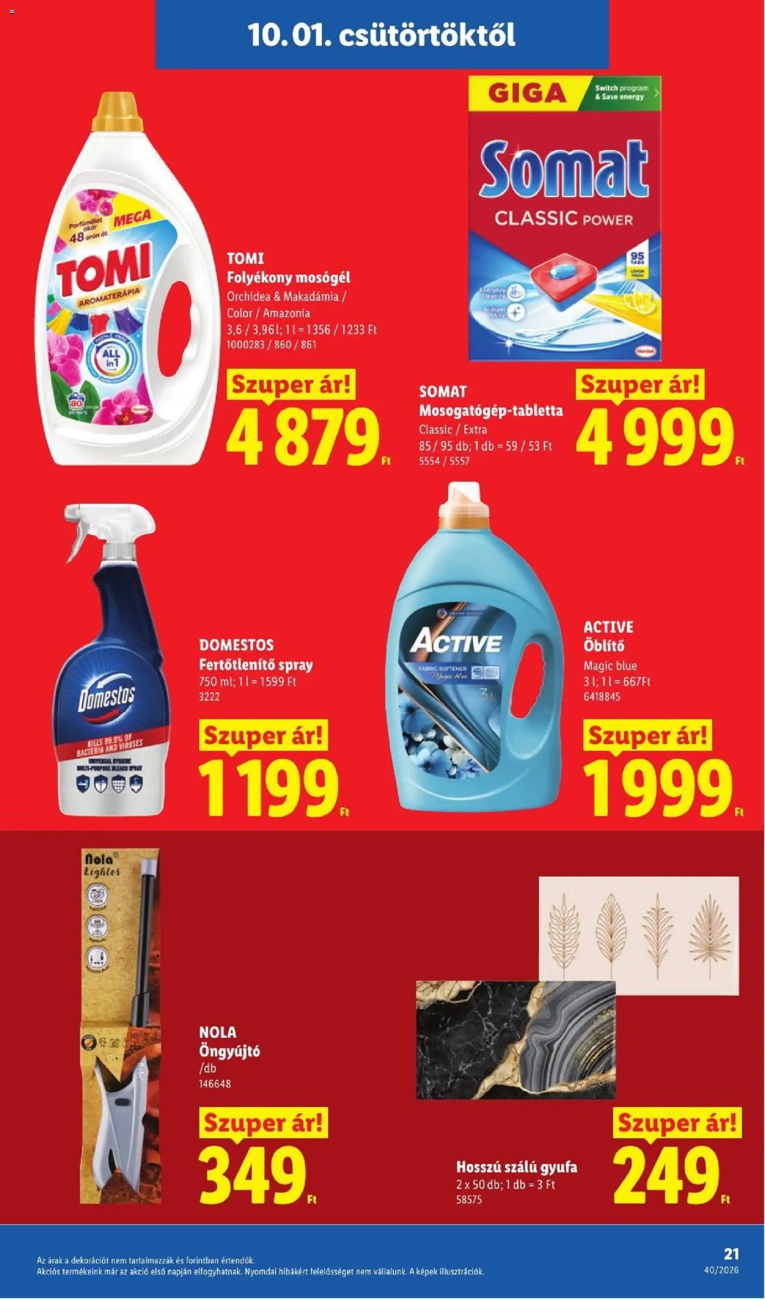 Lidl újság 2026.10.01. Lidl akciós újság