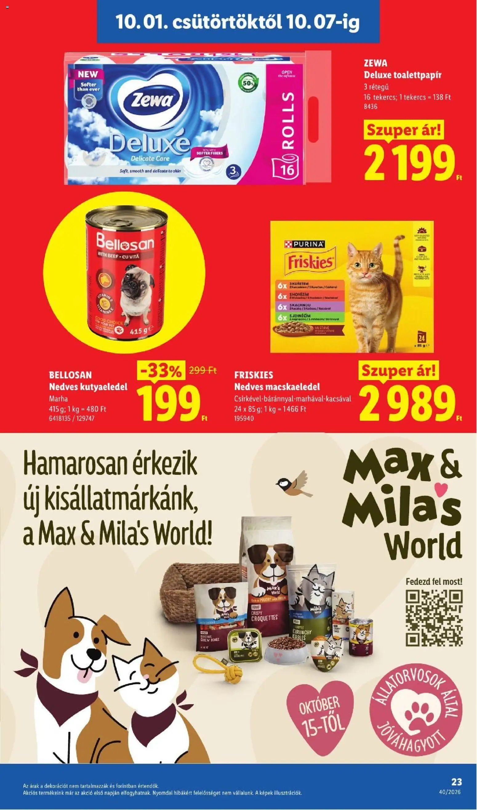 Lidl újság 2026.10.01. Lidl akciós újság