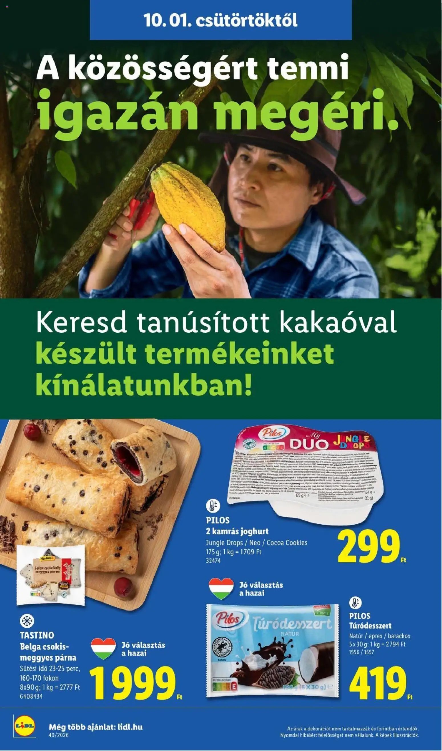 Lidl újság 2026.10.01. Lidl akciós újság