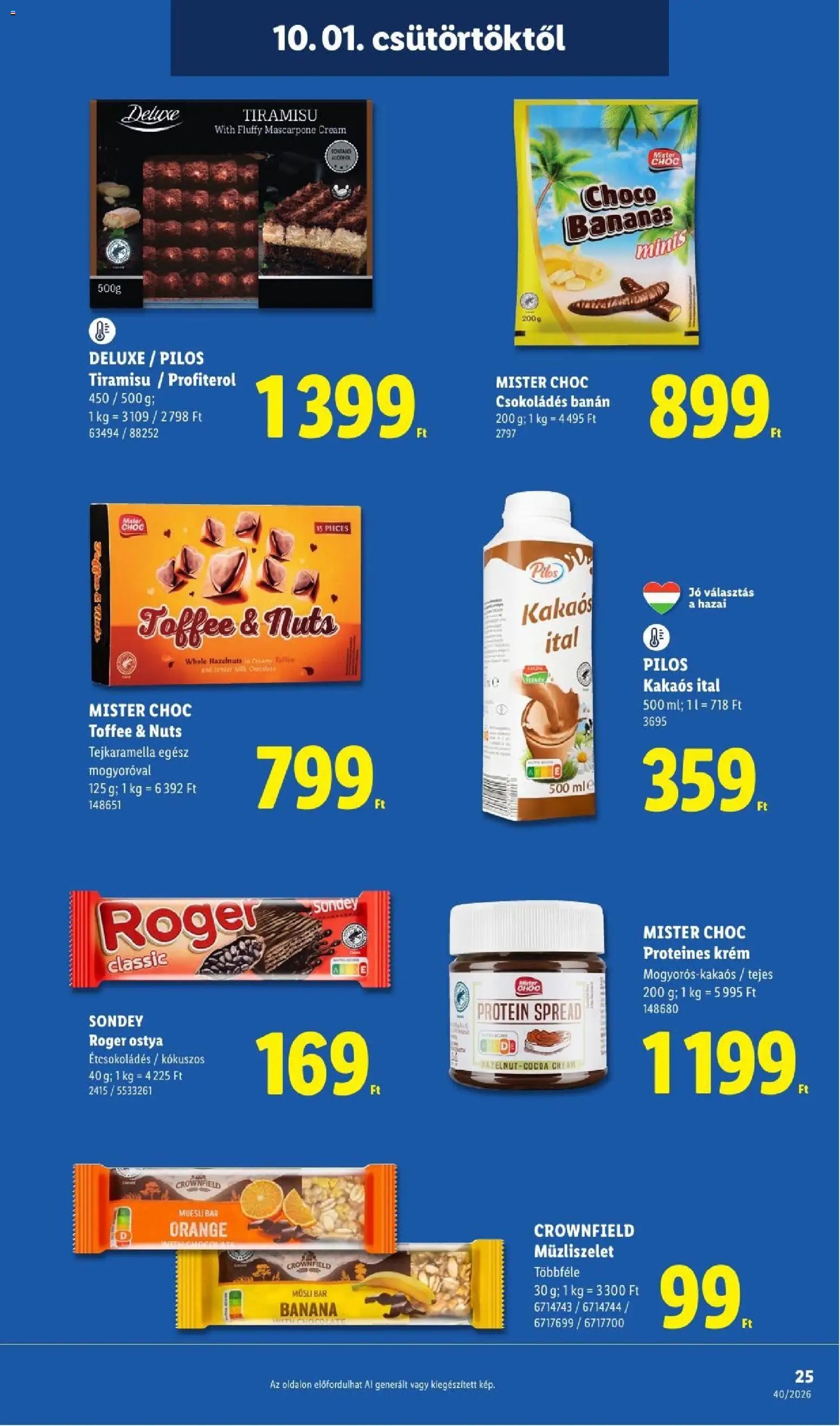 Lidl újság 2026.10.01. Lidl akciós újság