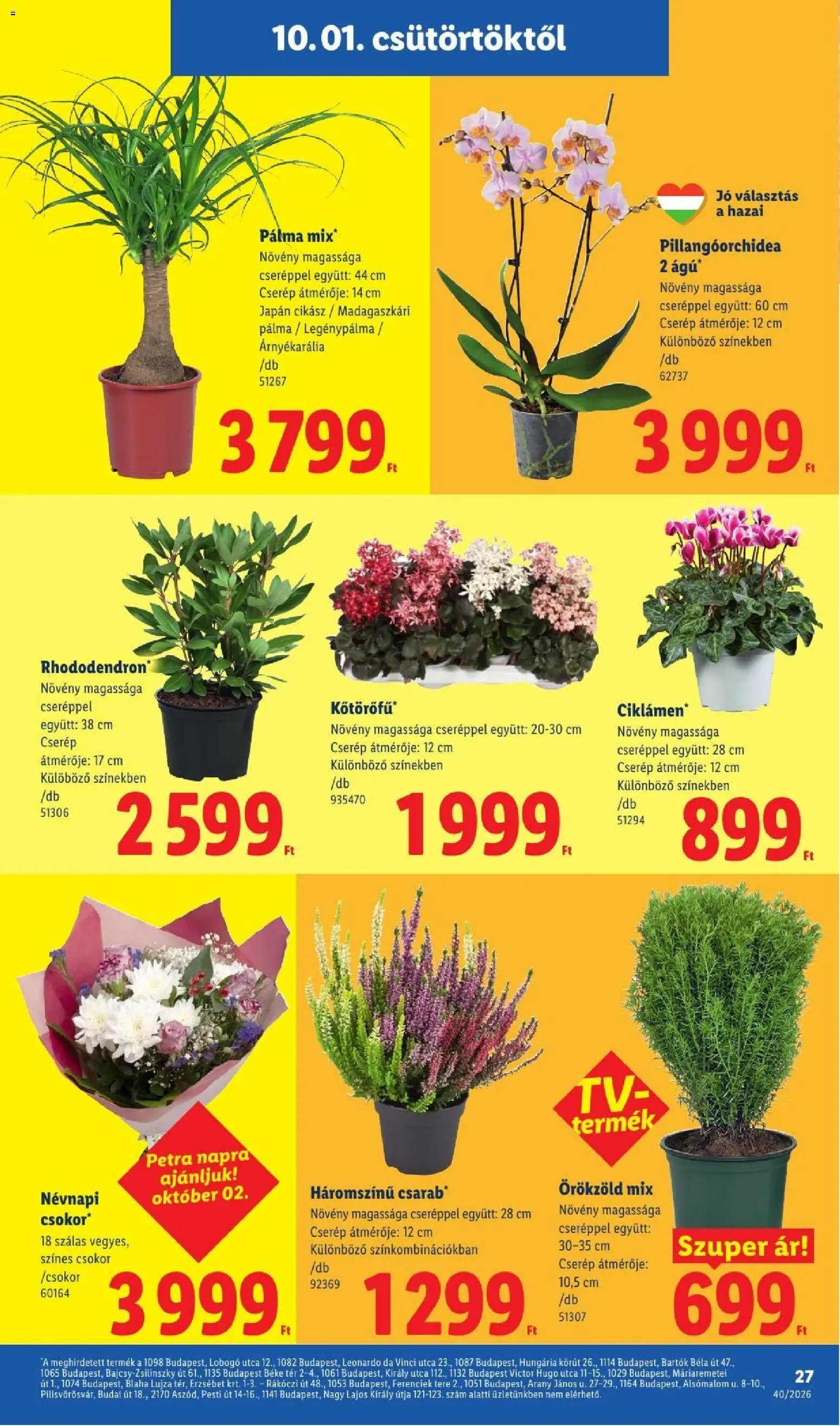 Lidl újság 2026.10.01. Lidl akciós újság