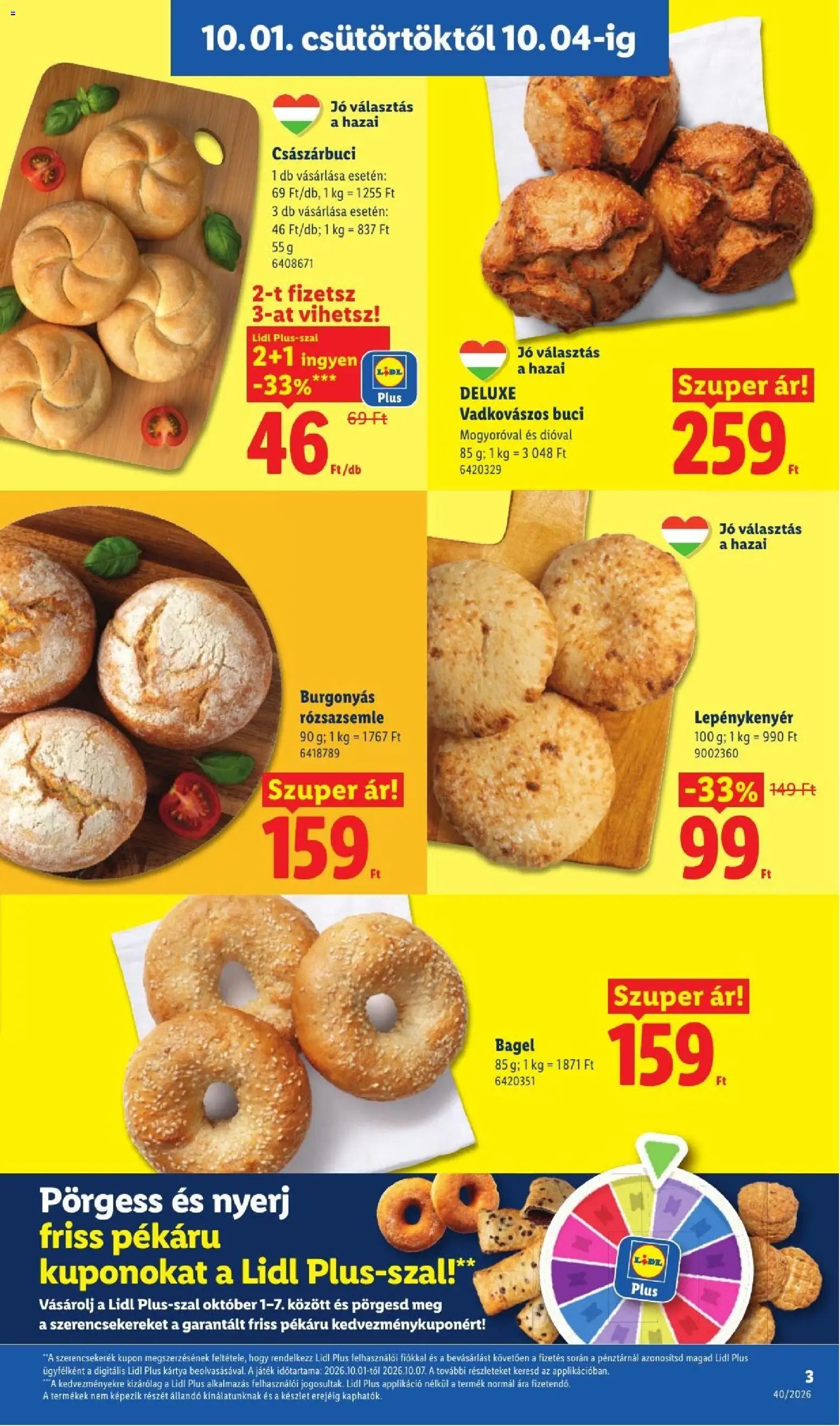 Lidl újság 2026.10.01. Lidl akciós újság