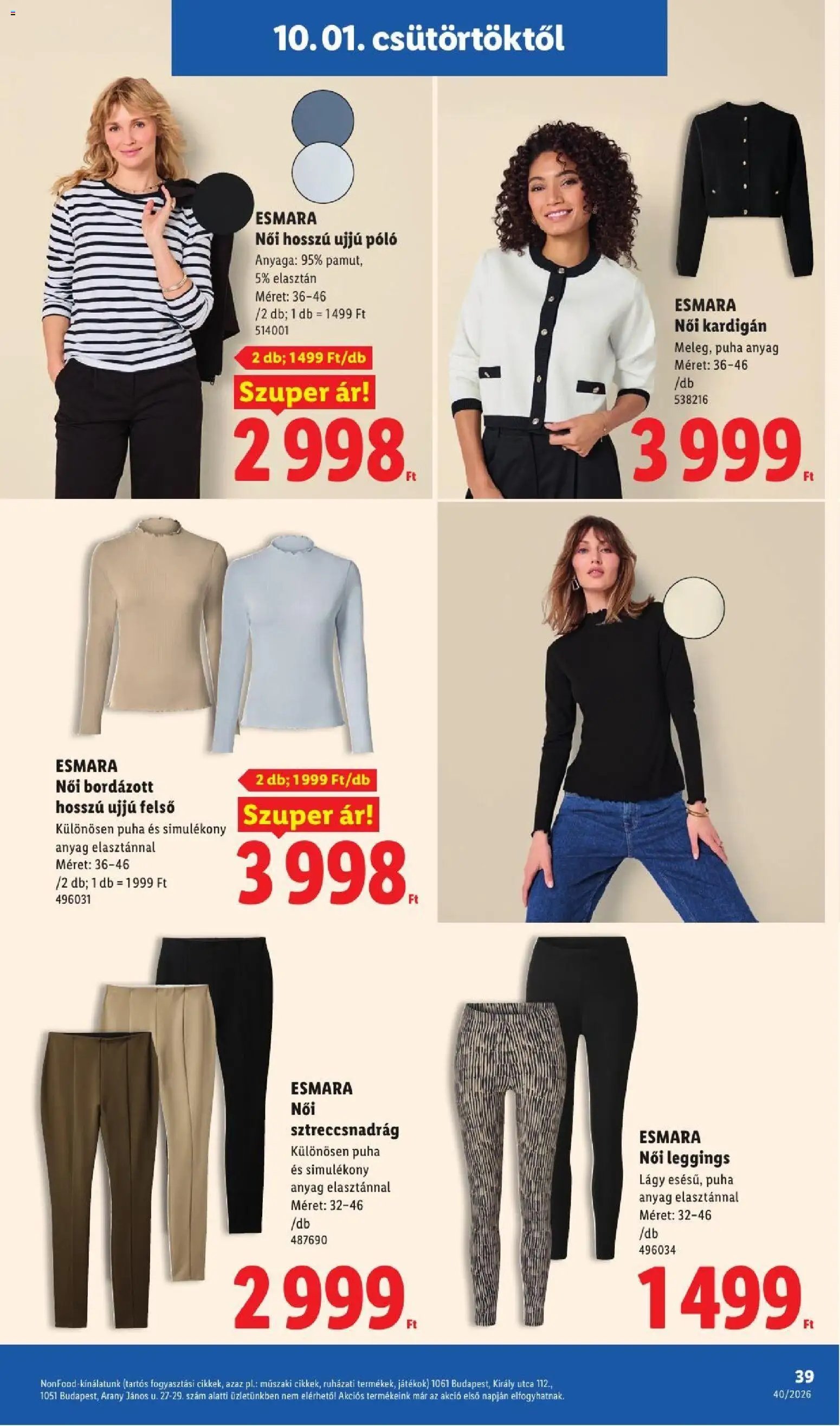 Lidl újság 2026.10.01. Lidl akciós újság