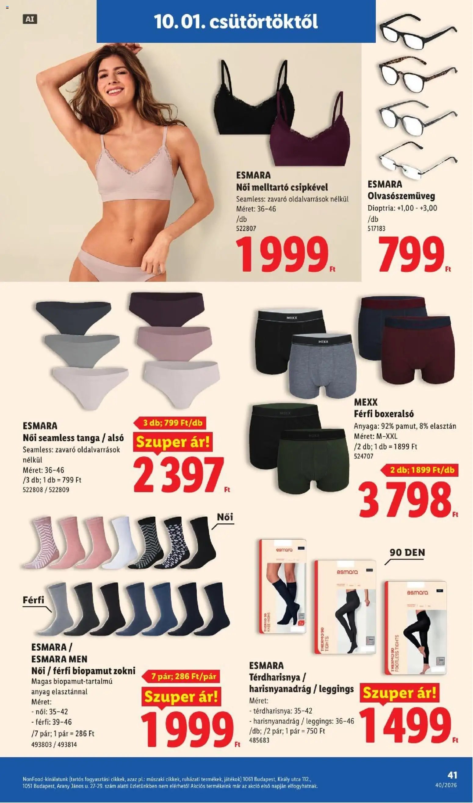Lidl újság 2026.10.01. Lidl akciós újság