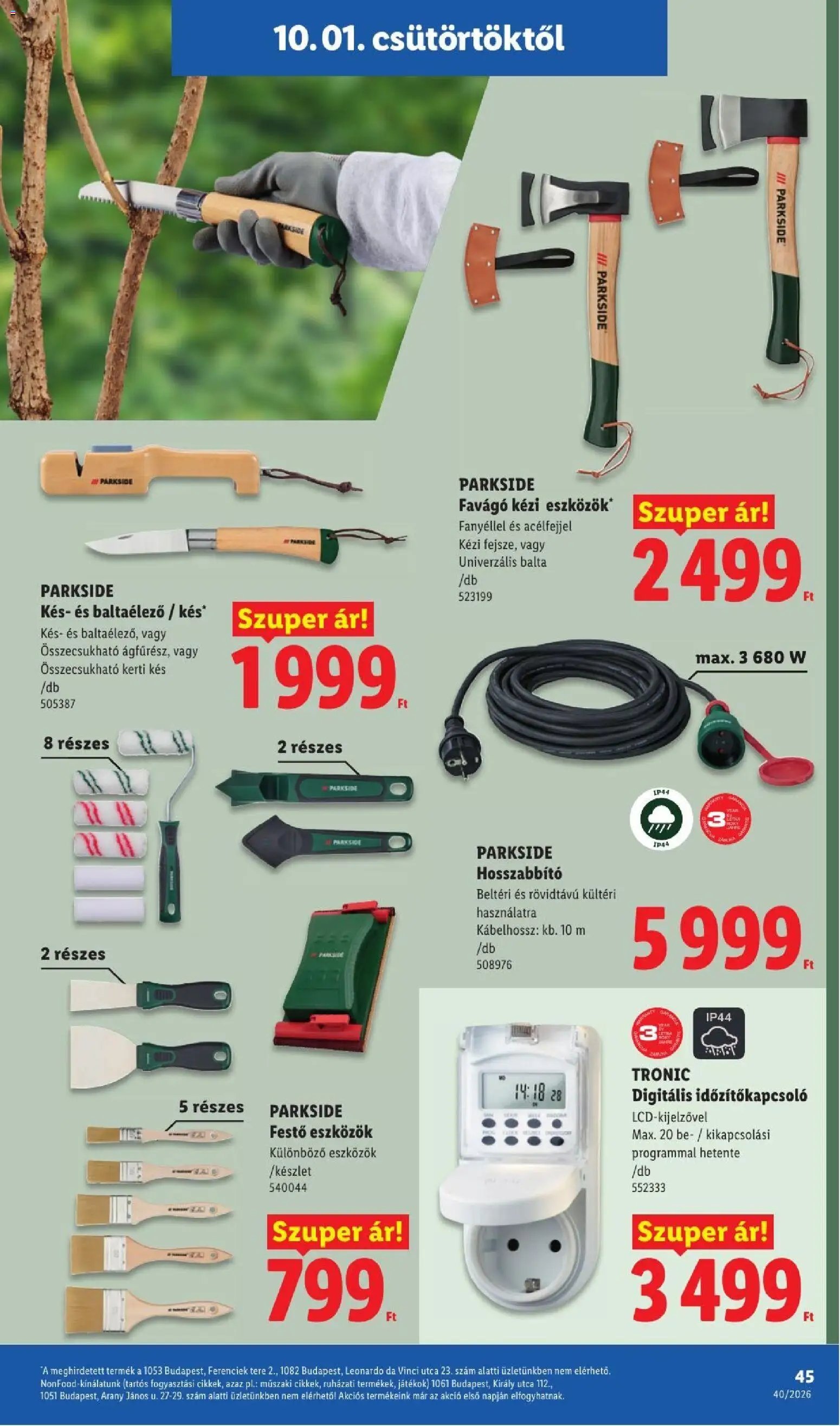 Lidl újság 2026.10.01. Lidl akciós újság