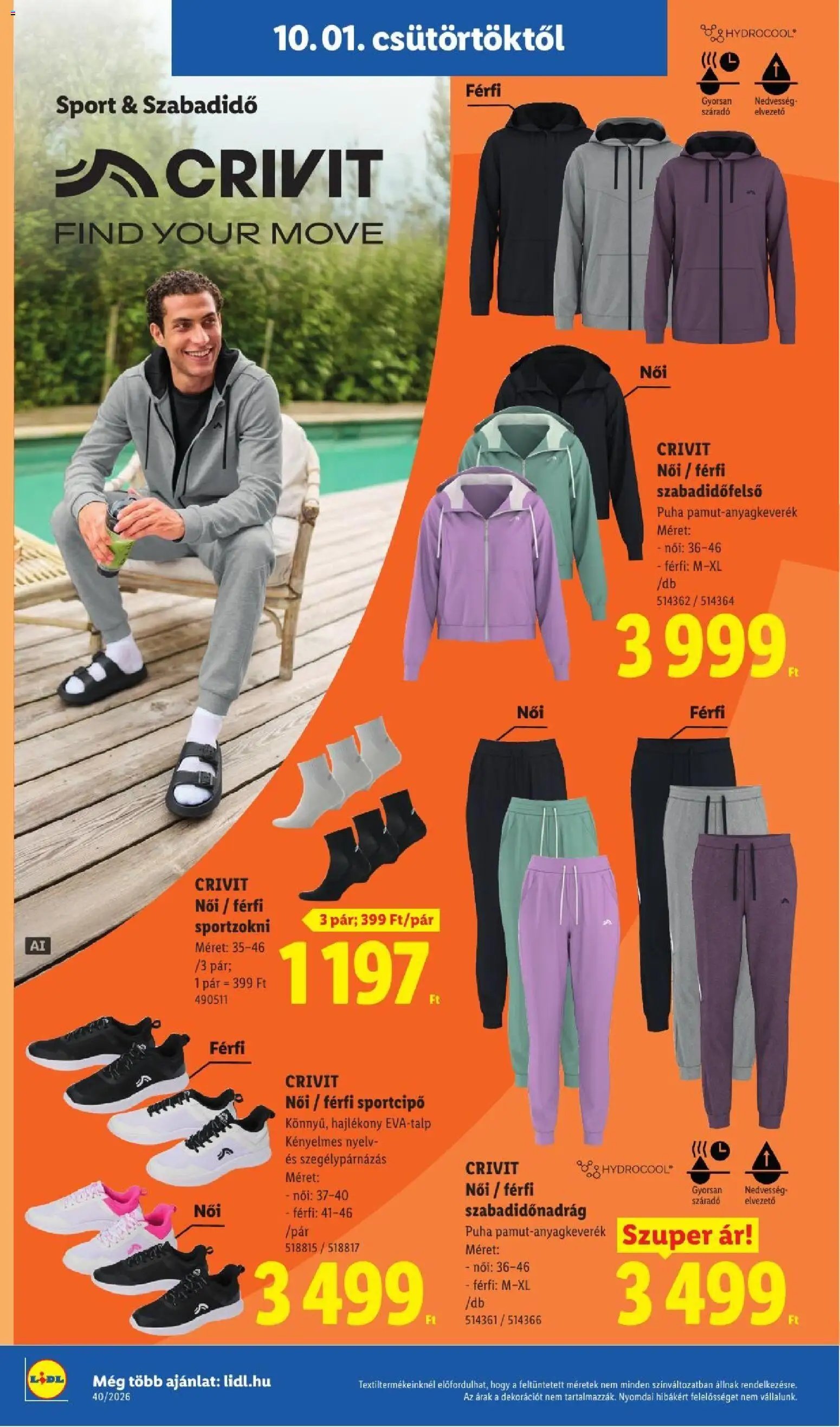 Lidl újság 2026.10.01. Lidl akciós újság