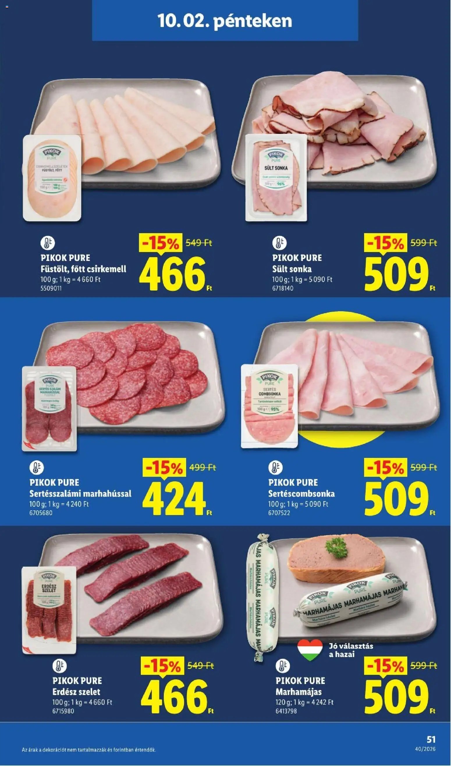Lidl újság 2026.10.01. Lidl akciós újság
