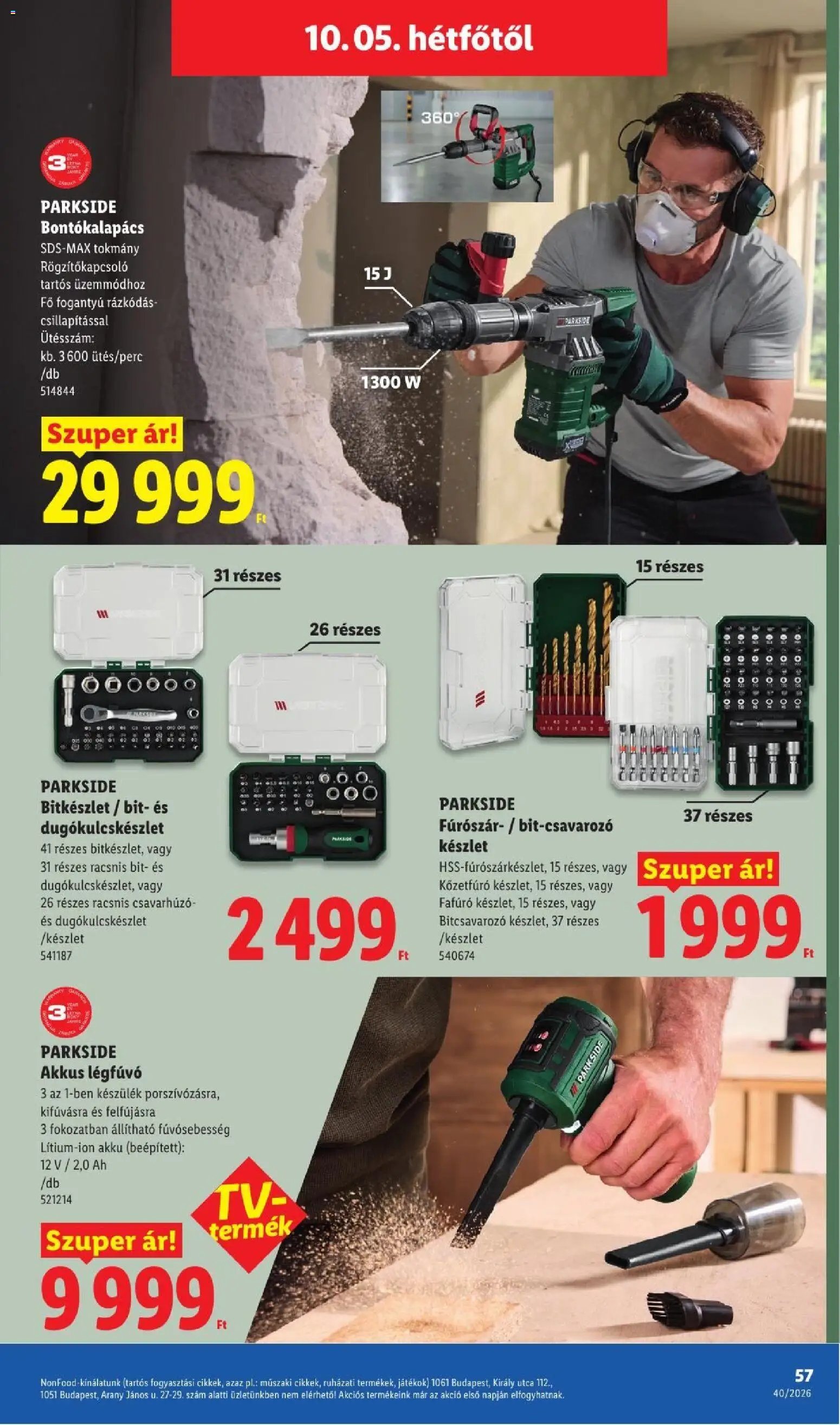 Lidl újság 2026.10.01. Lidl akciós újság