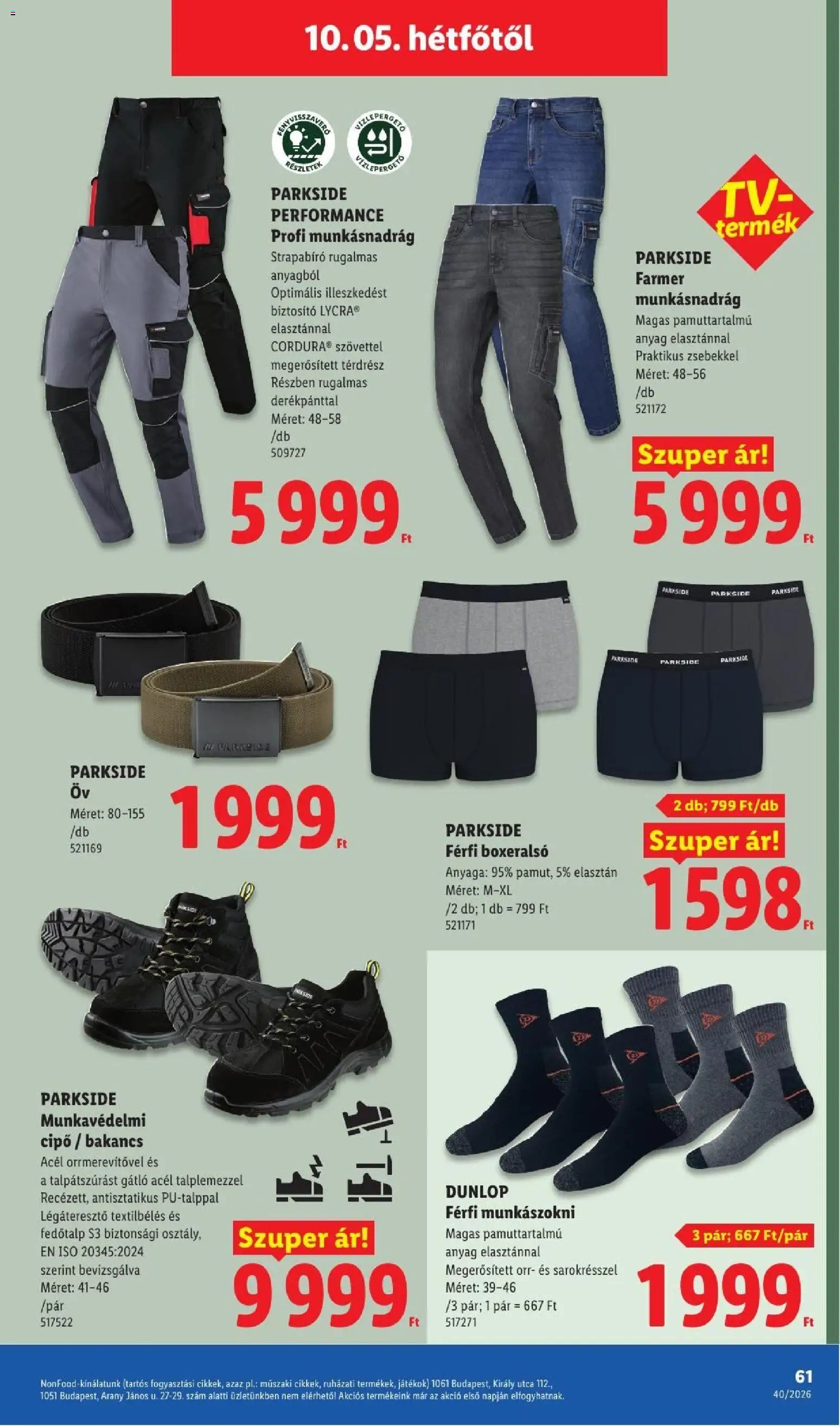 Lidl újság 2026.10.01. Lidl akciós újság