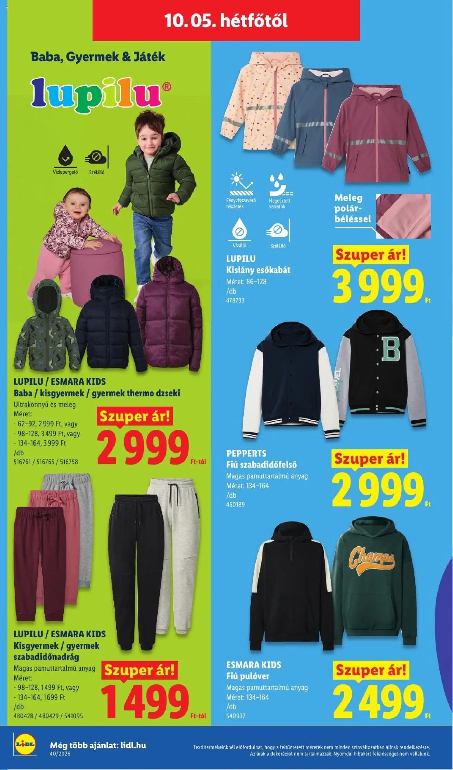 Lidl újság 2026.10.01. Lidl akciós újság