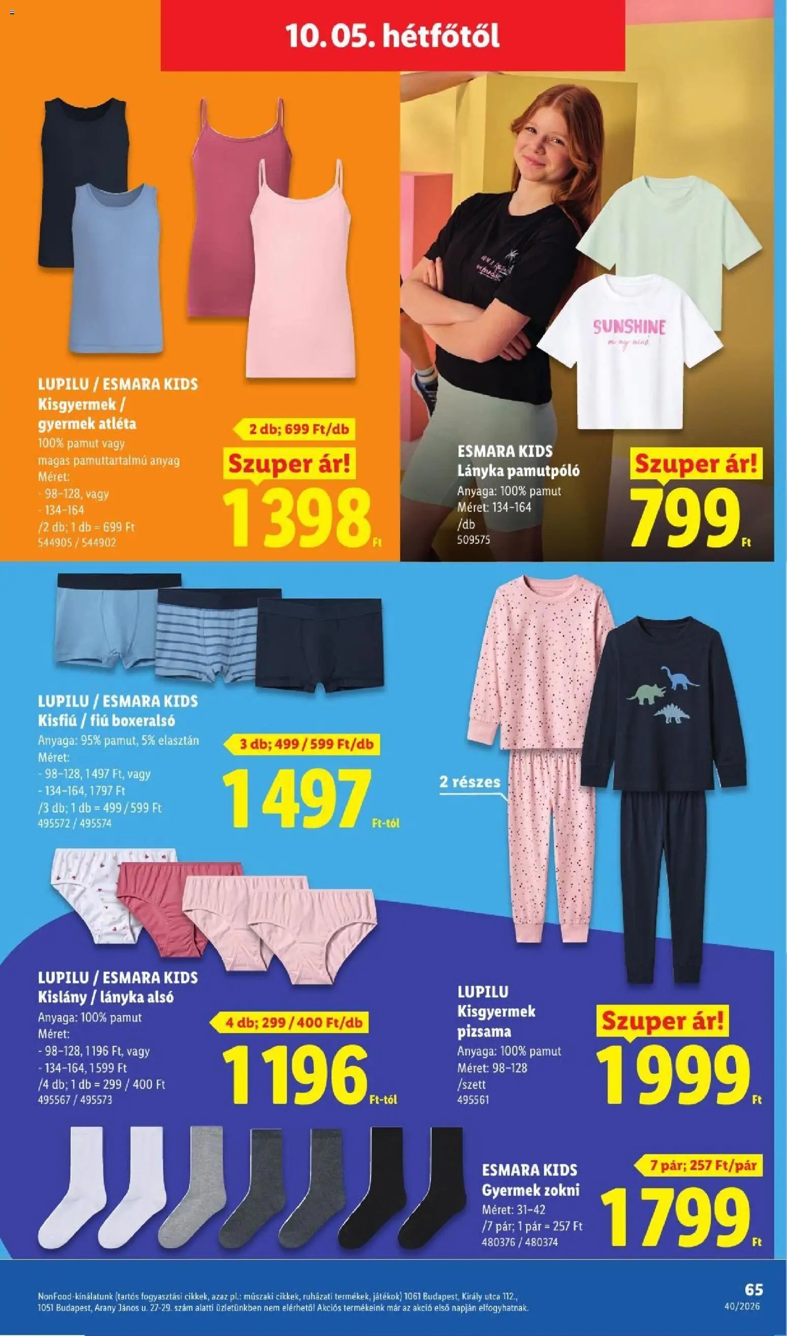 Lidl újság 2026.10.01. Lidl akciós újság