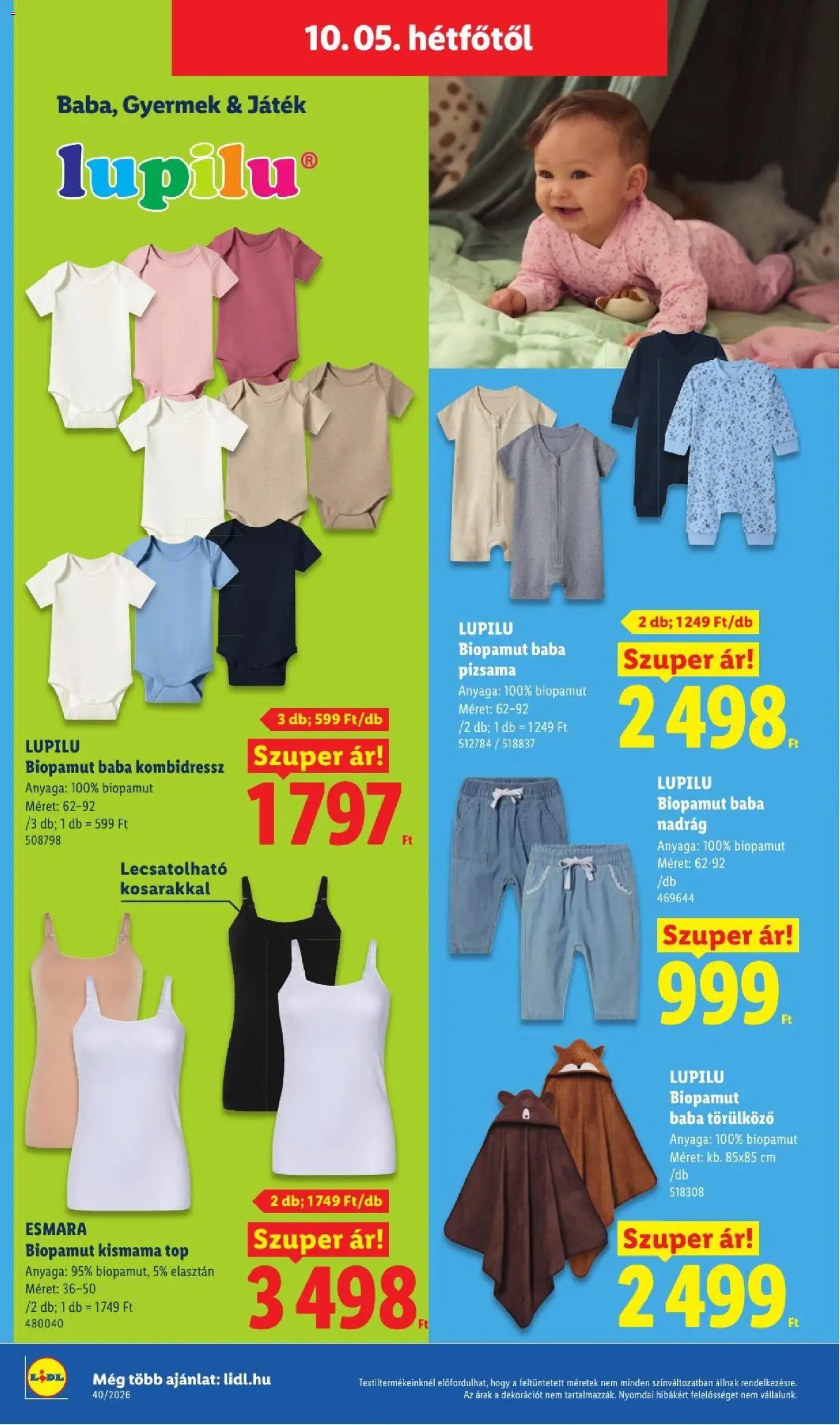 Lidl újság 2026.10.01. Lidl akciós újság