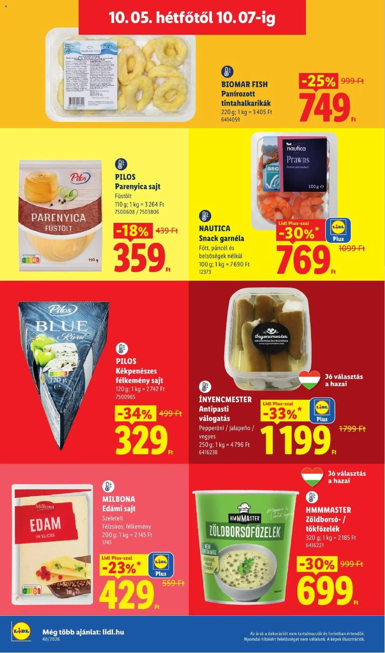 Lidl újság 2026.10.01. Lidl akciós újság