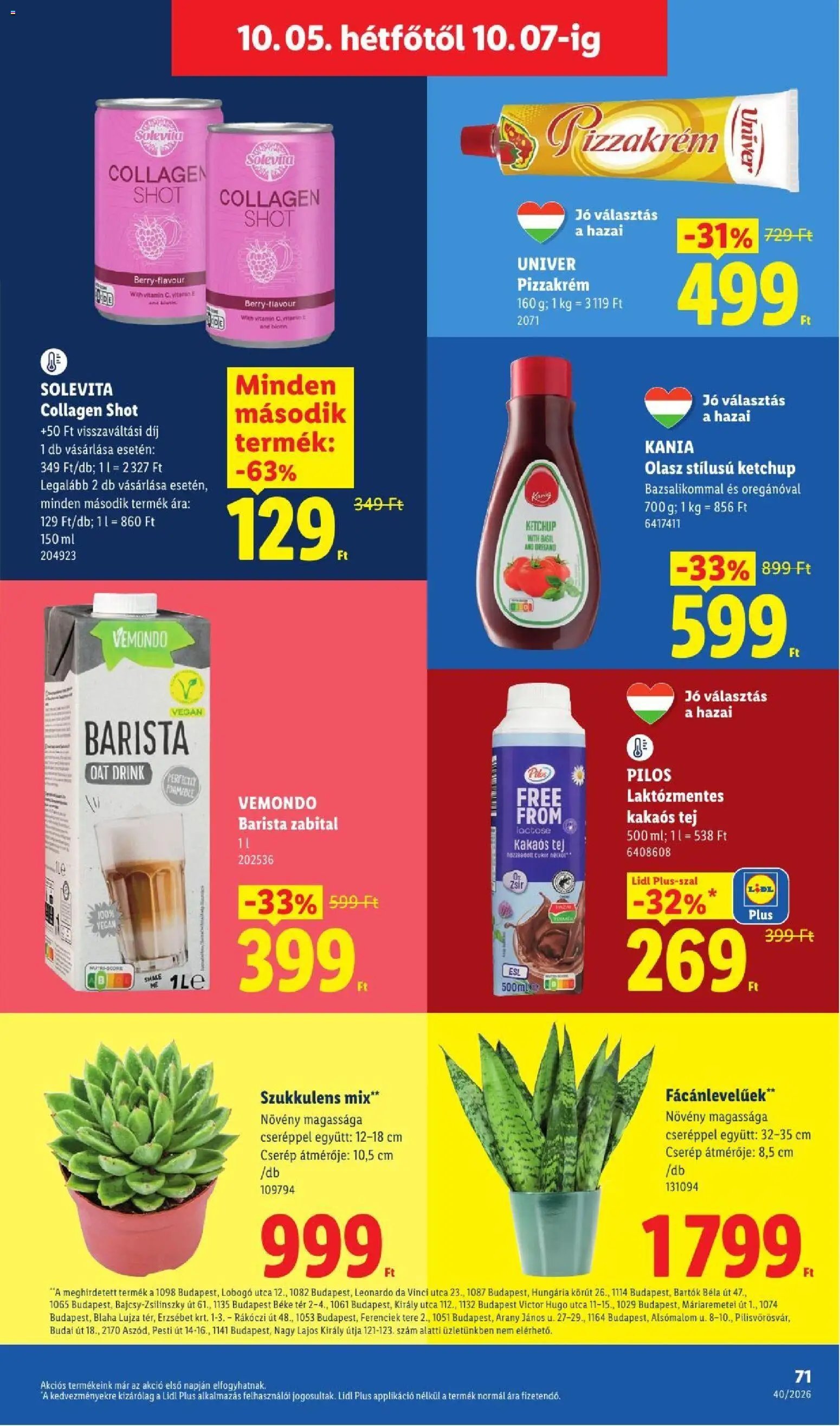 Lidl újság 2026.10.01. Lidl akciós újság