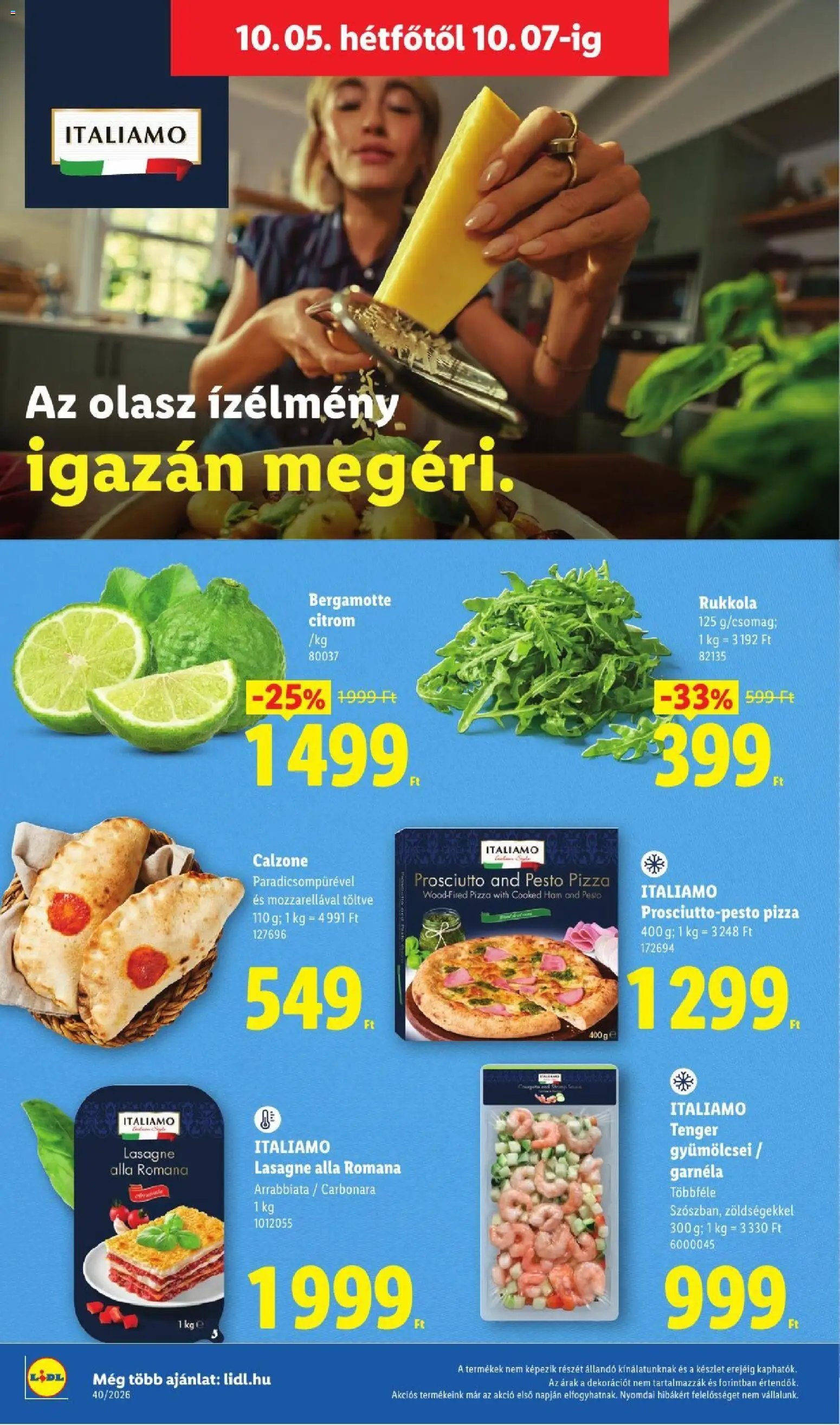 Lidl újság 2026.10.01. Lidl akciós újság