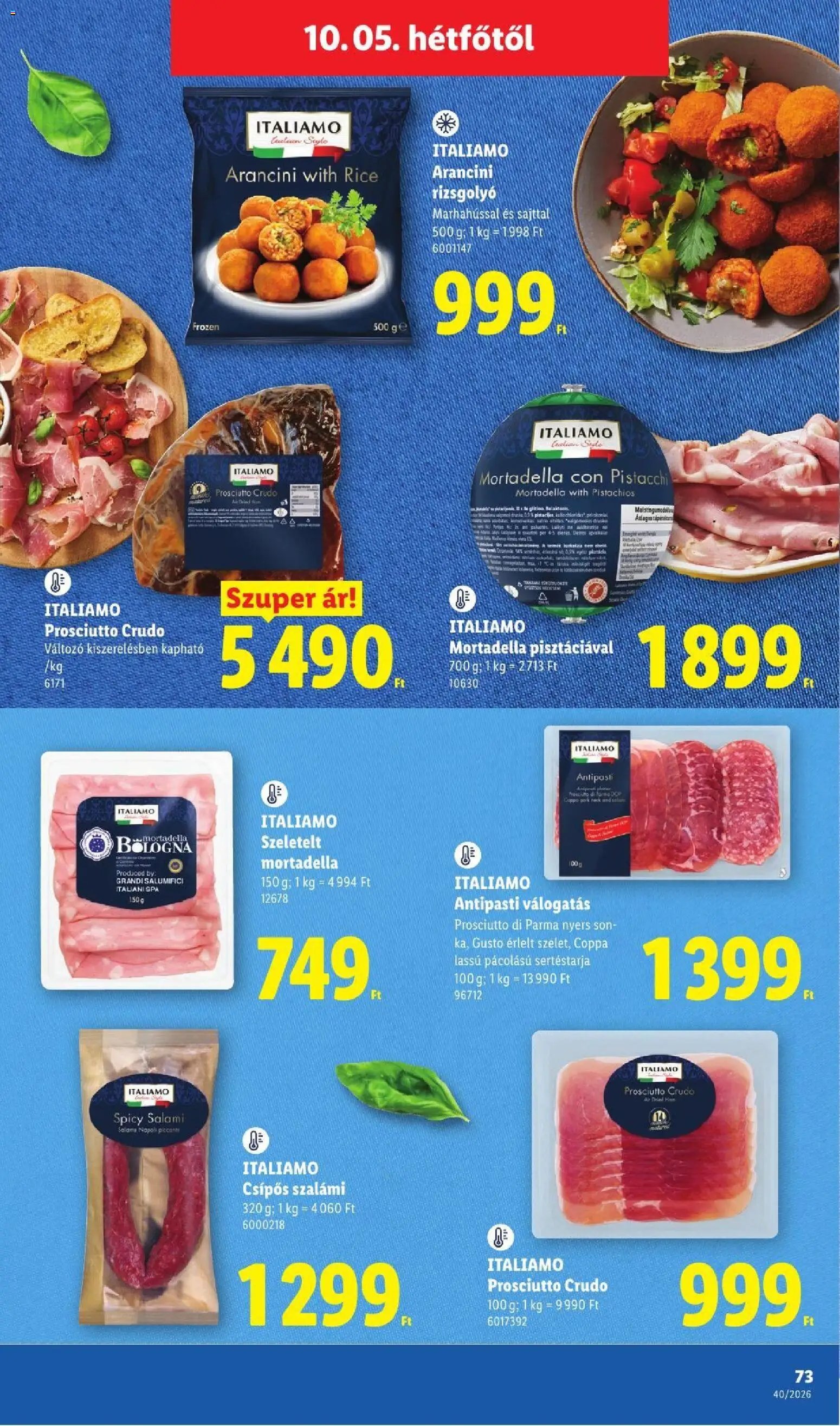 Lidl újság 2026.10.01. Lidl akciós újság