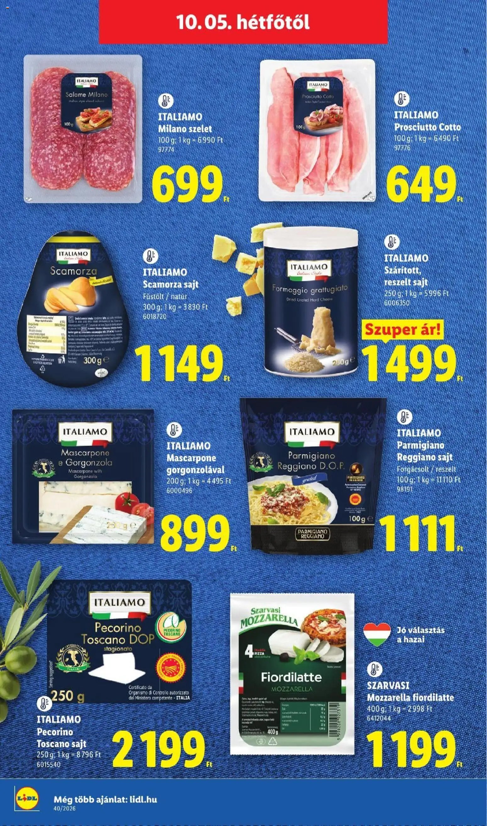 Lidl újság 2026.10.01. Lidl akciós újság