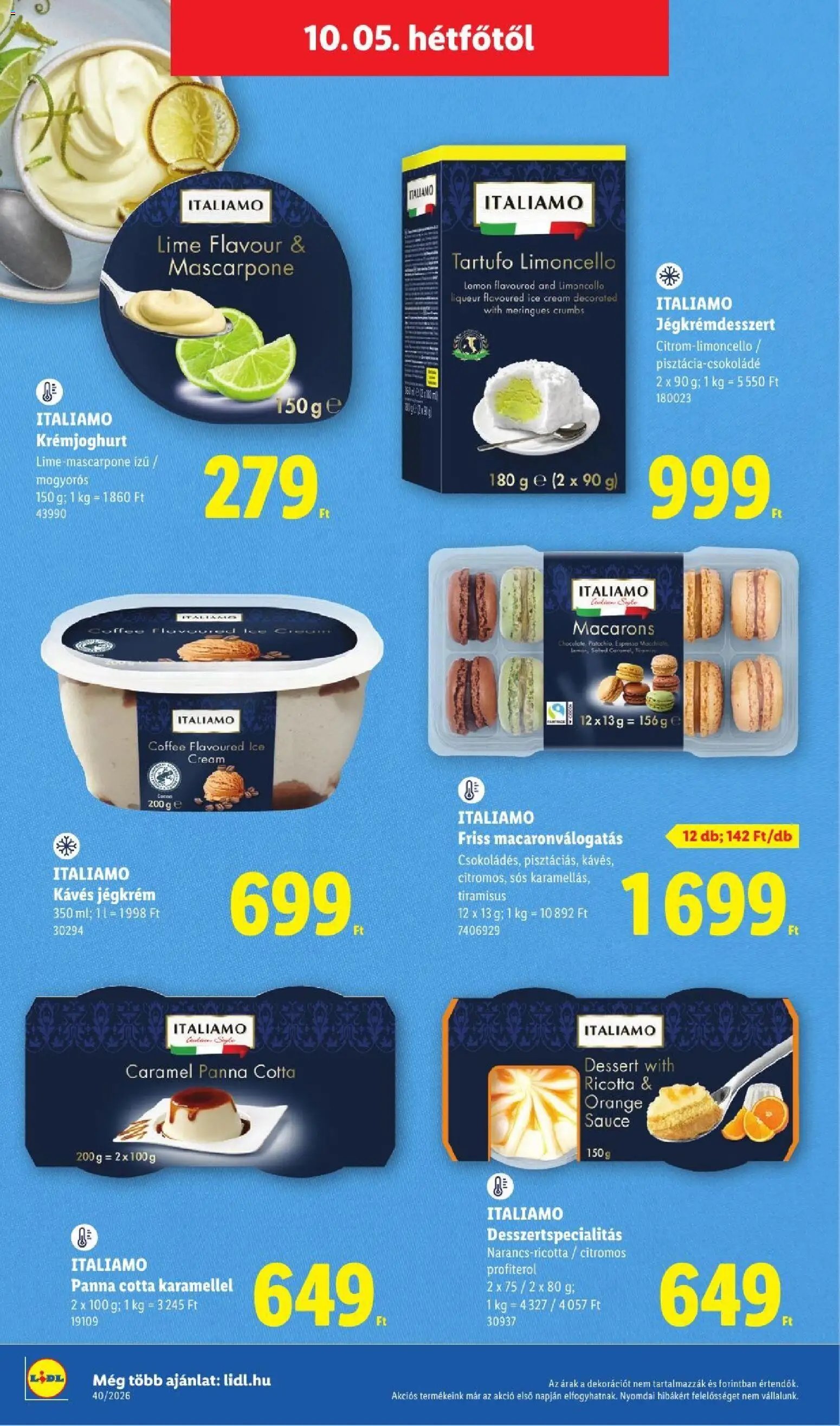 Lidl újság 2026.10.01. Lidl akciós újság