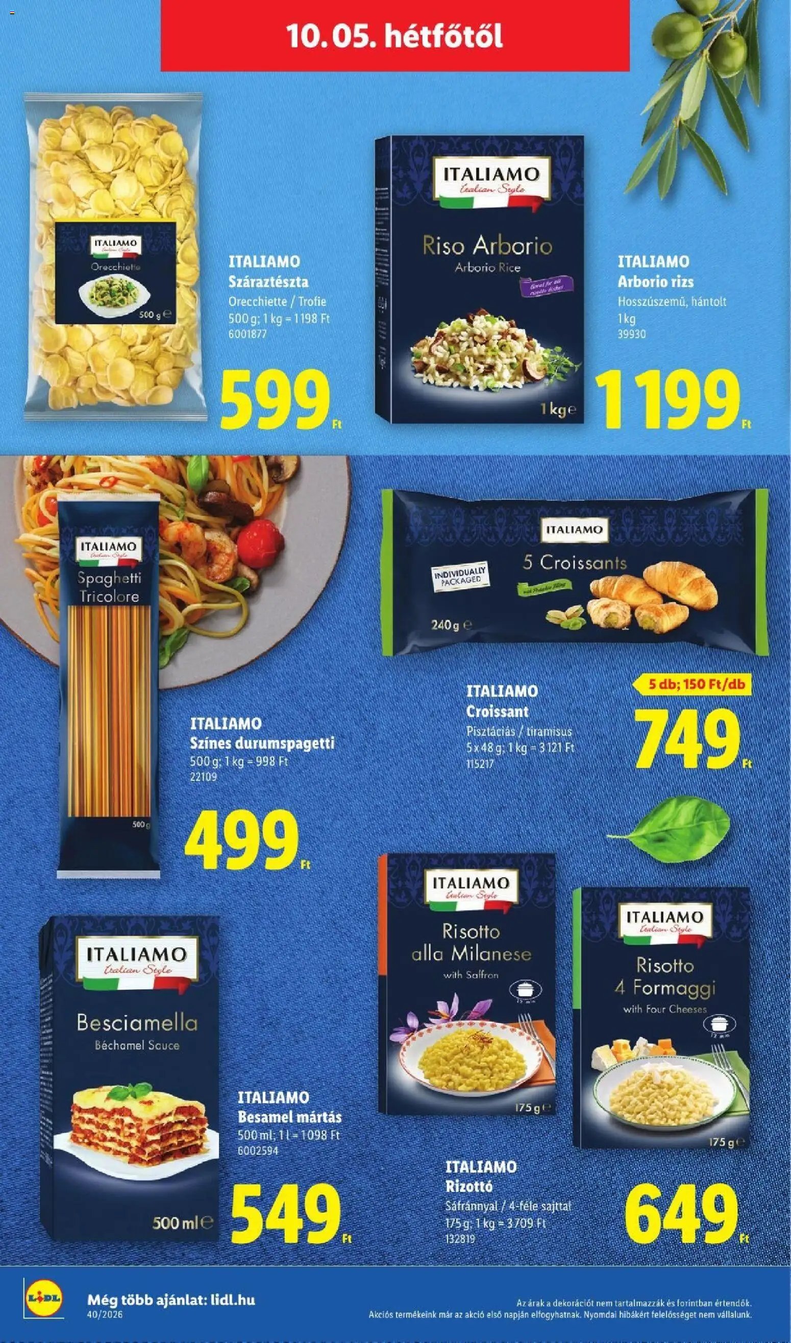 Lidl újság 2026.10.01. Lidl akciós újság