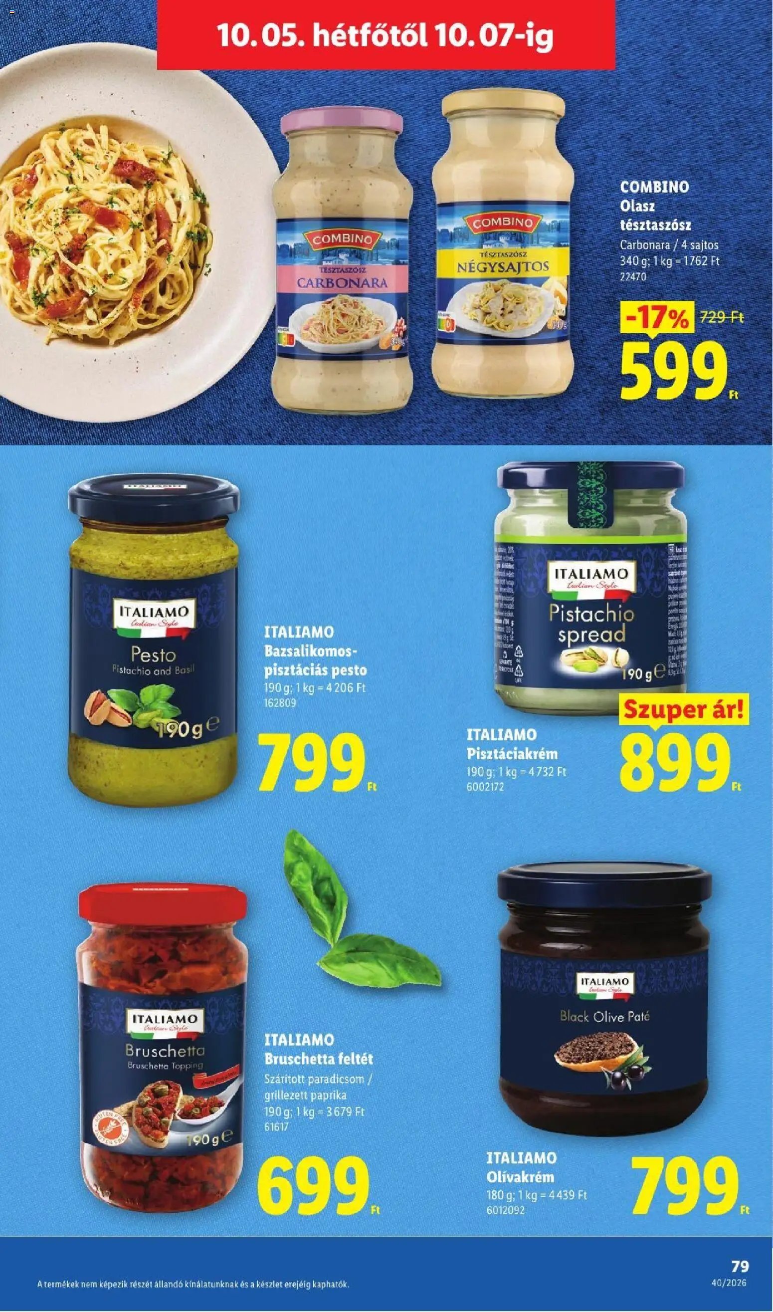 Lidl újság 2026.10.01. Lidl akciós újság