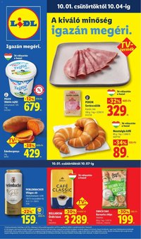 Lidl újság 2026.10.01. Lidl akciós újság