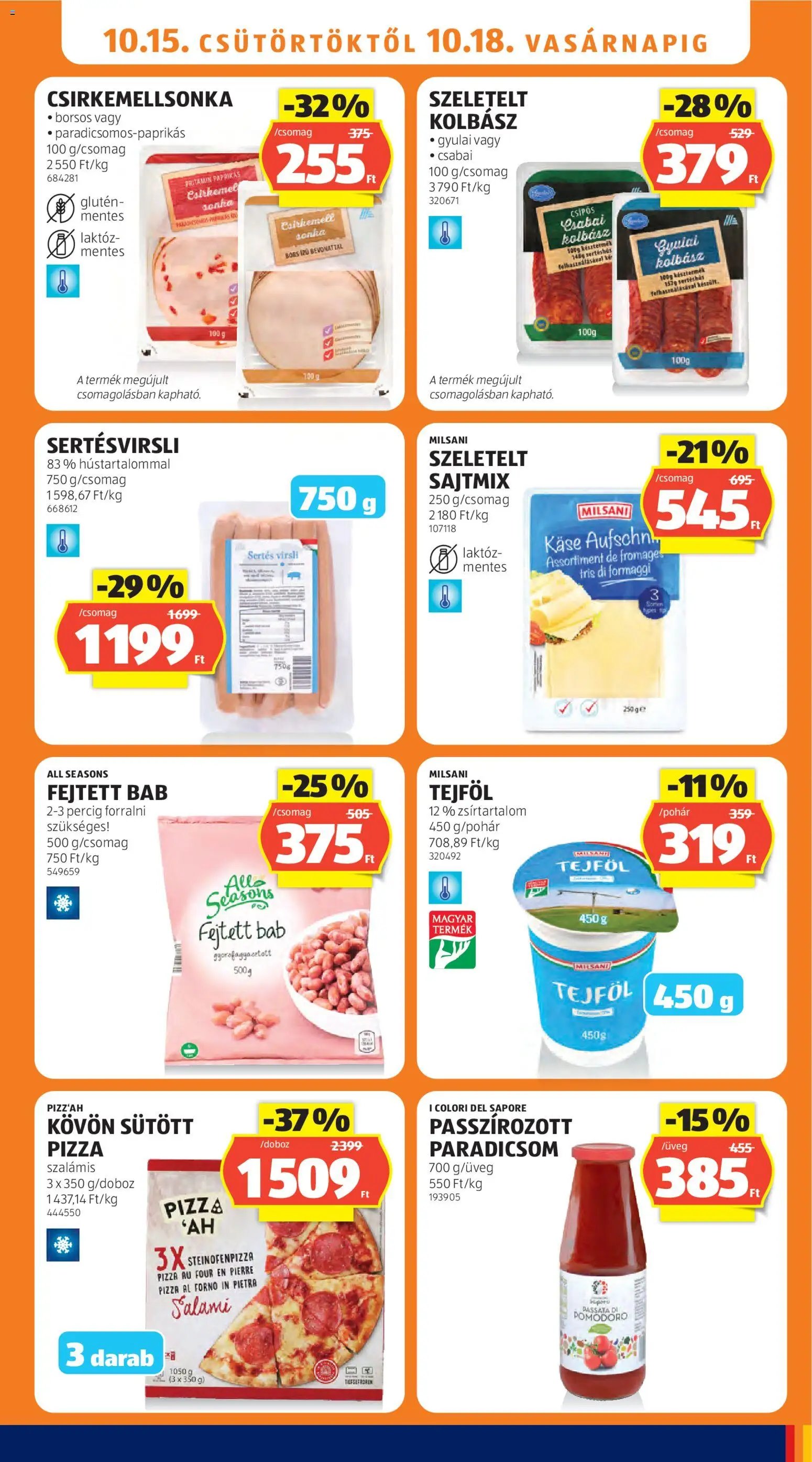 Aldi akciós ujság 2026.10.15. 🎃 HALLOWEEN 🧡