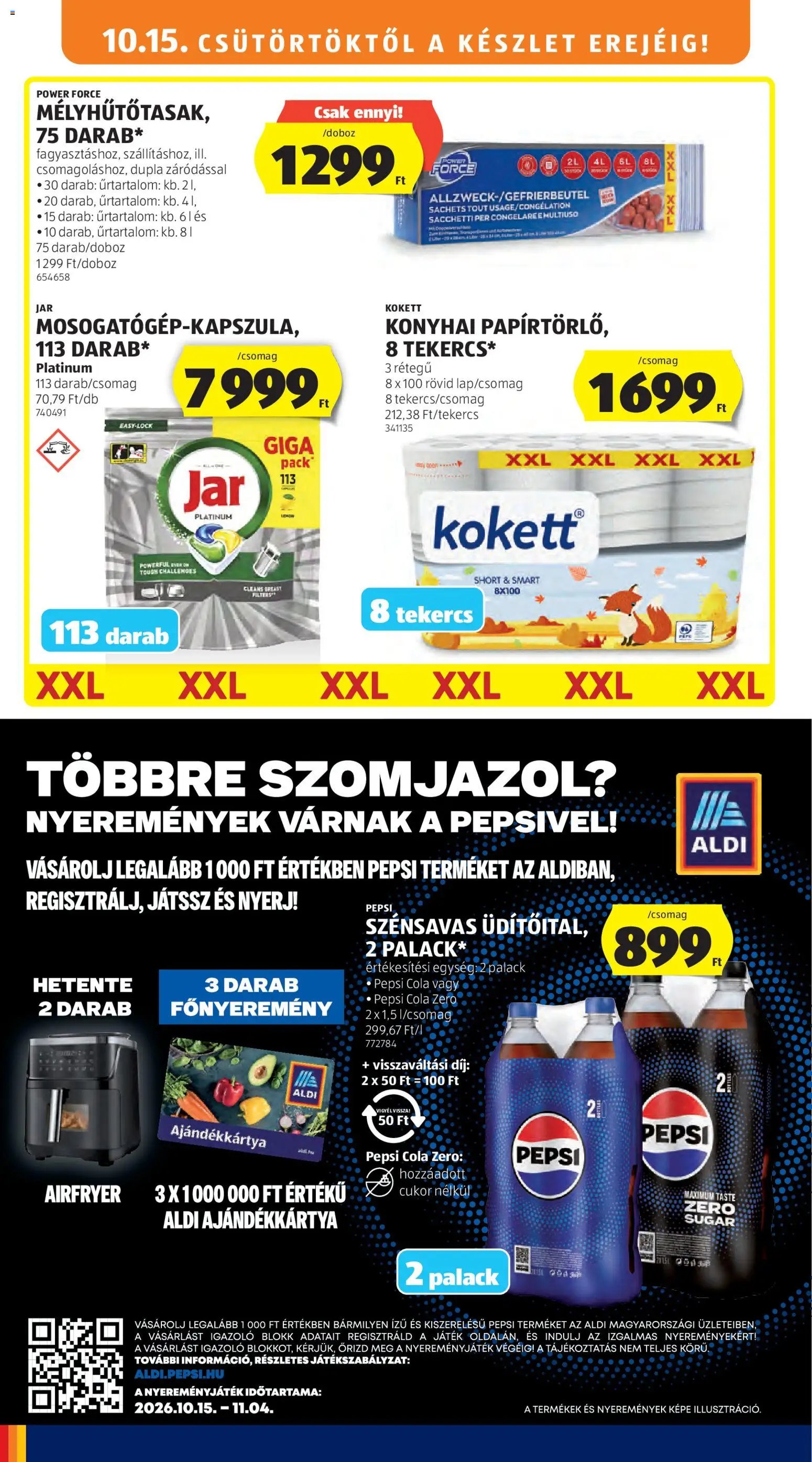 Aldi akciós ujság 2026.10.15. 🎃 HALLOWEEN 🧡
