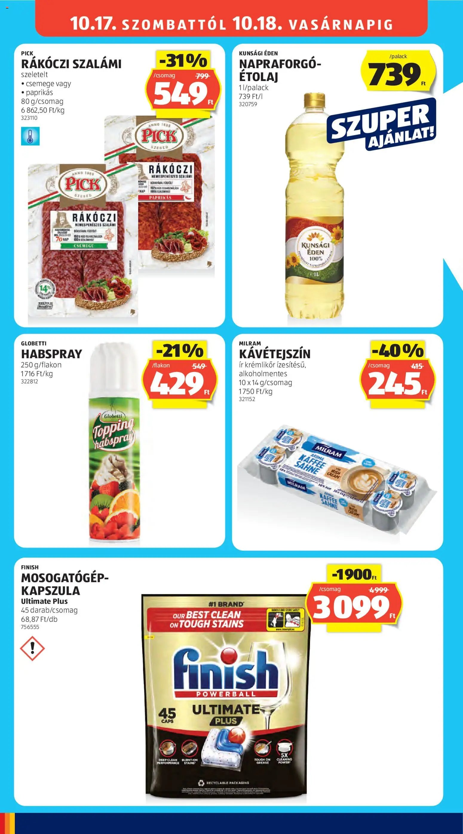 Aldi akciós ujság 2026.10.15. 🎃 HALLOWEEN 🧡