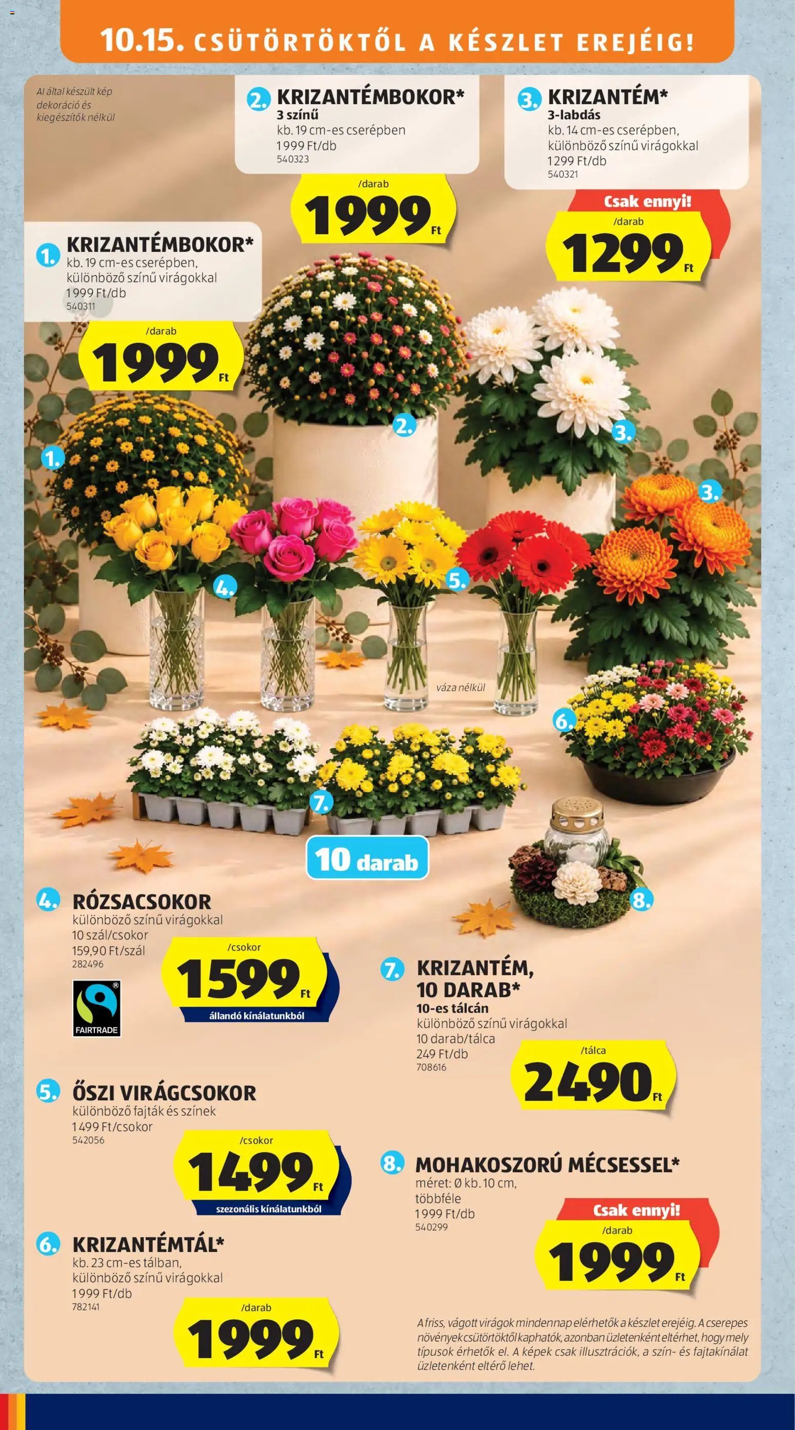 Aldi akciós ujság 2026.10.15. 🎃 HALLOWEEN 🧡