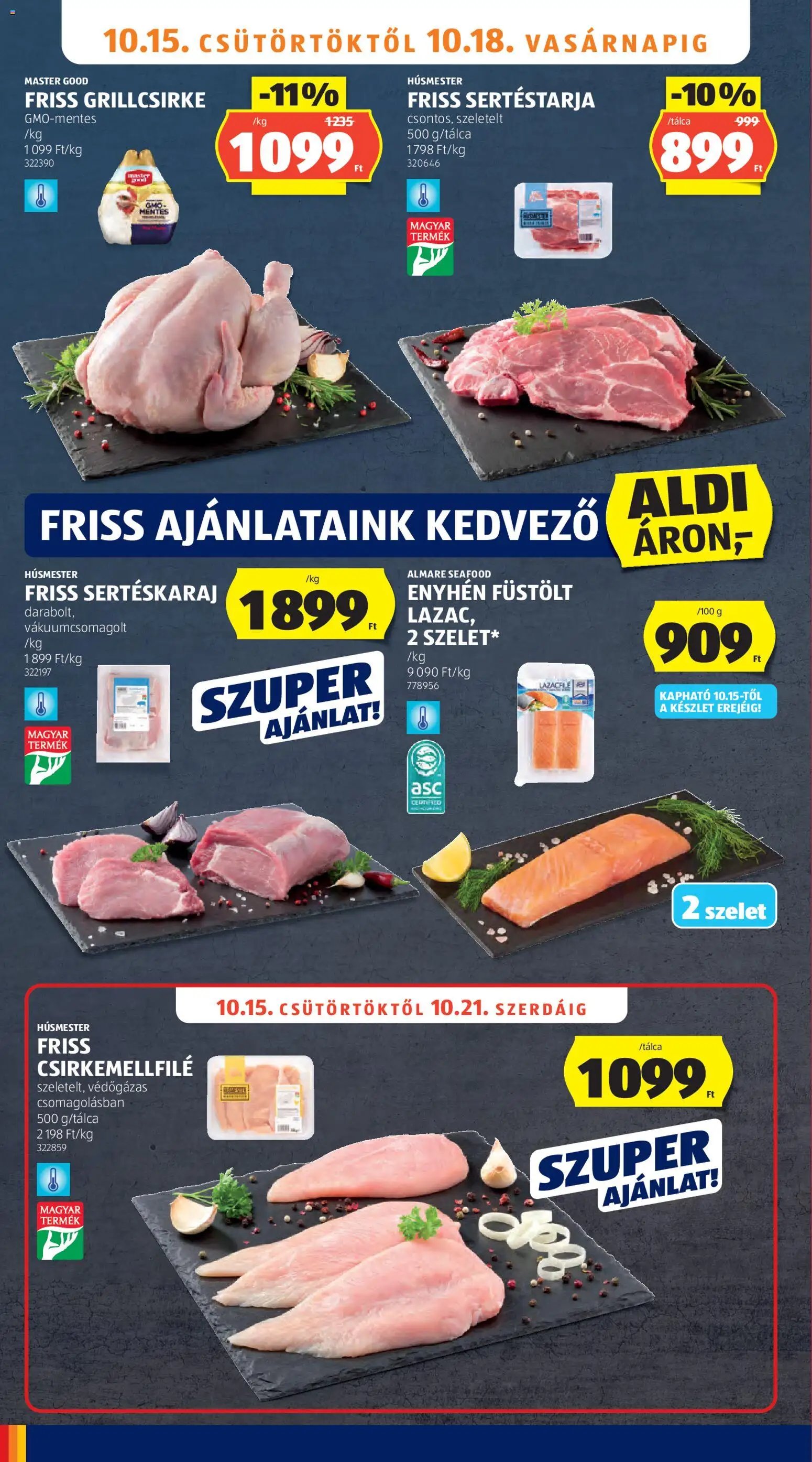 Aldi akciós ujság 2026.10.15. 🎃 HALLOWEEN 🧡