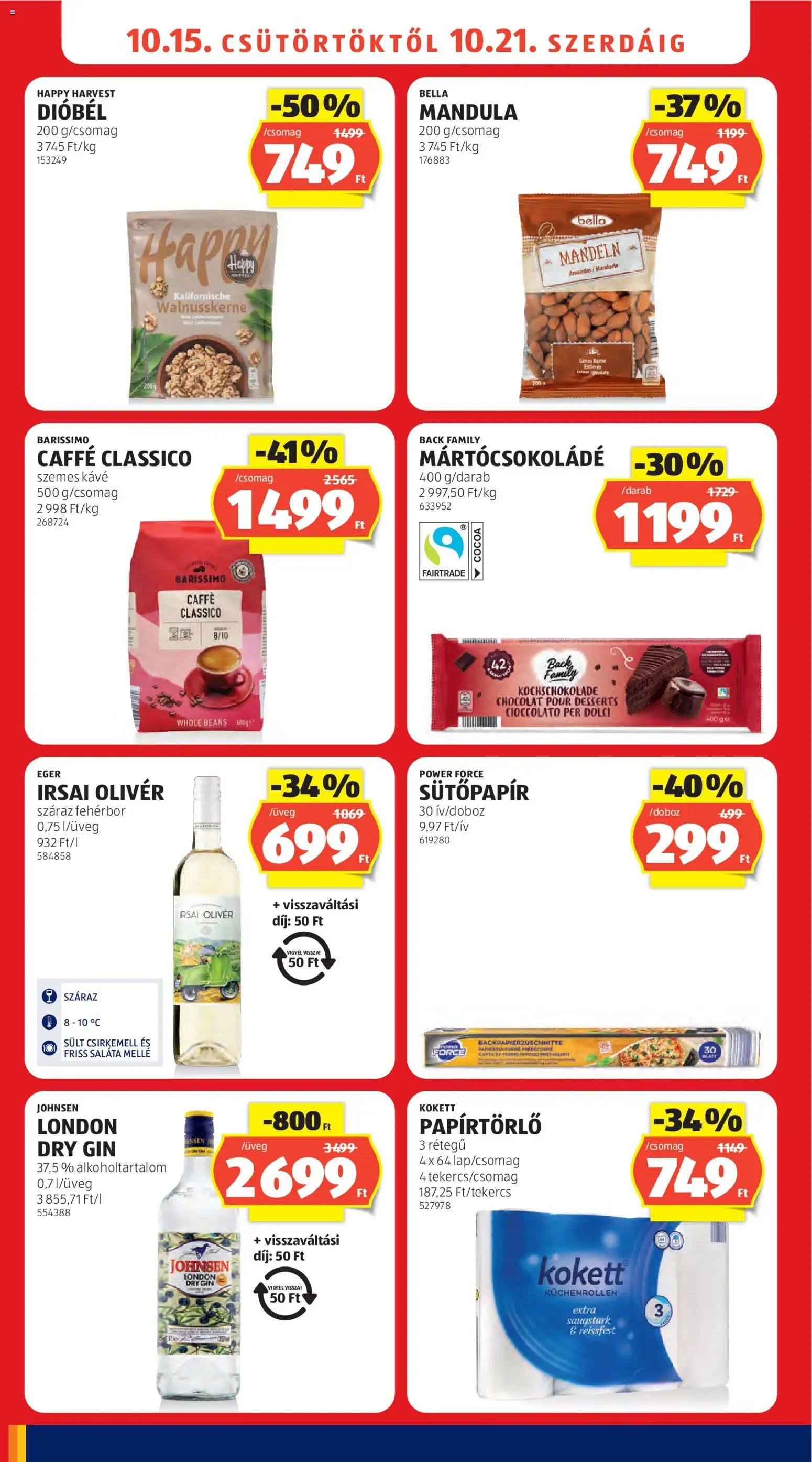Aldi akciós ujság 2026.10.15. 🎃 HALLOWEEN 🧡