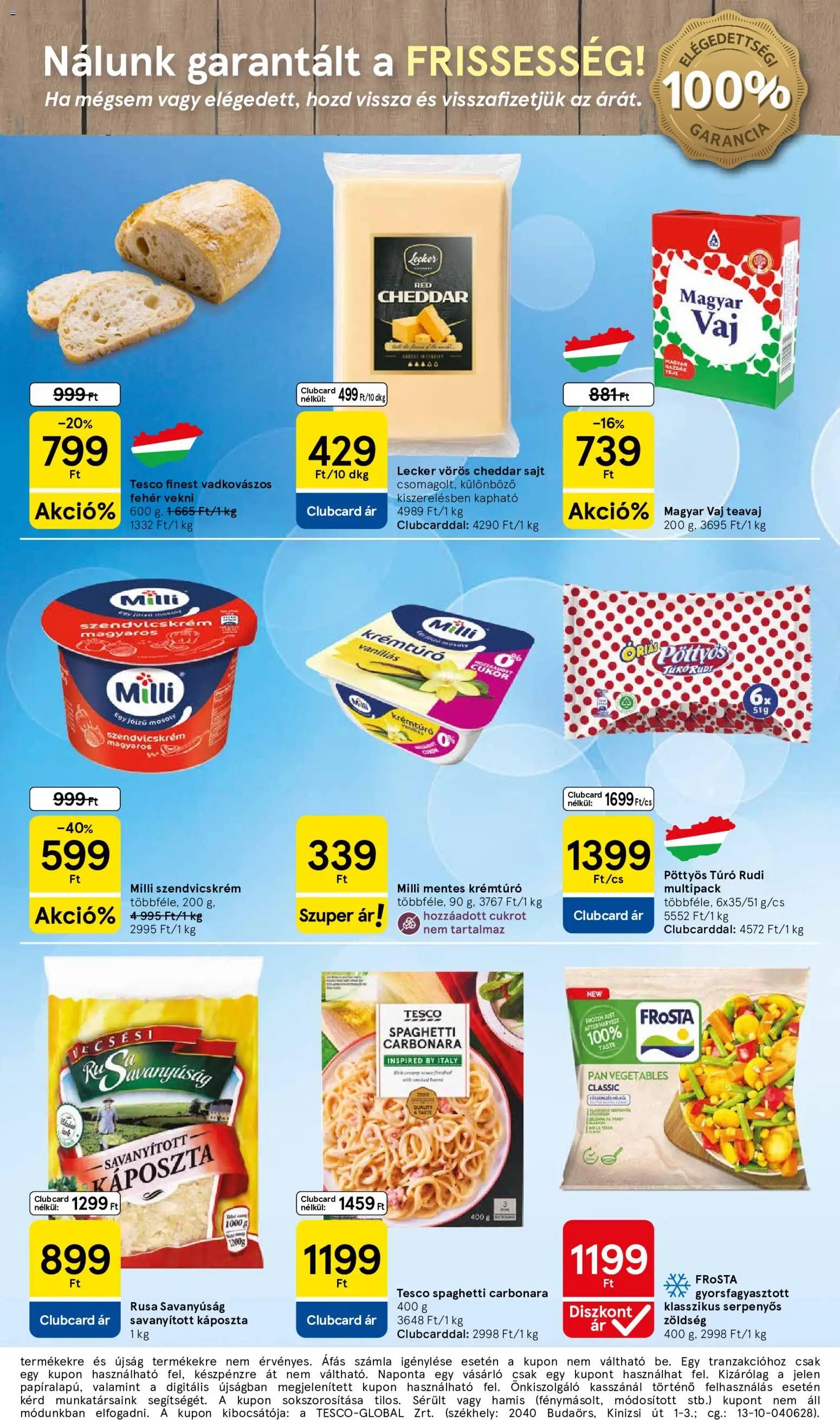 Tesco újság 2026.09.24. Tesco Szupermarket akciós újság
