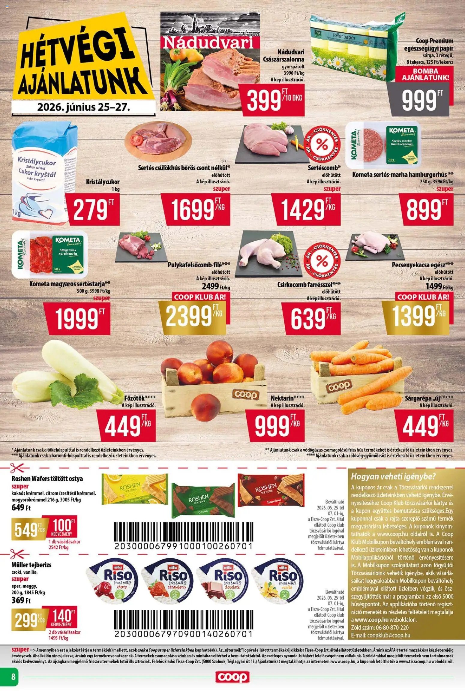 COOP újság 2026.06.25. COOP - Abc & Szuper / Tisza
