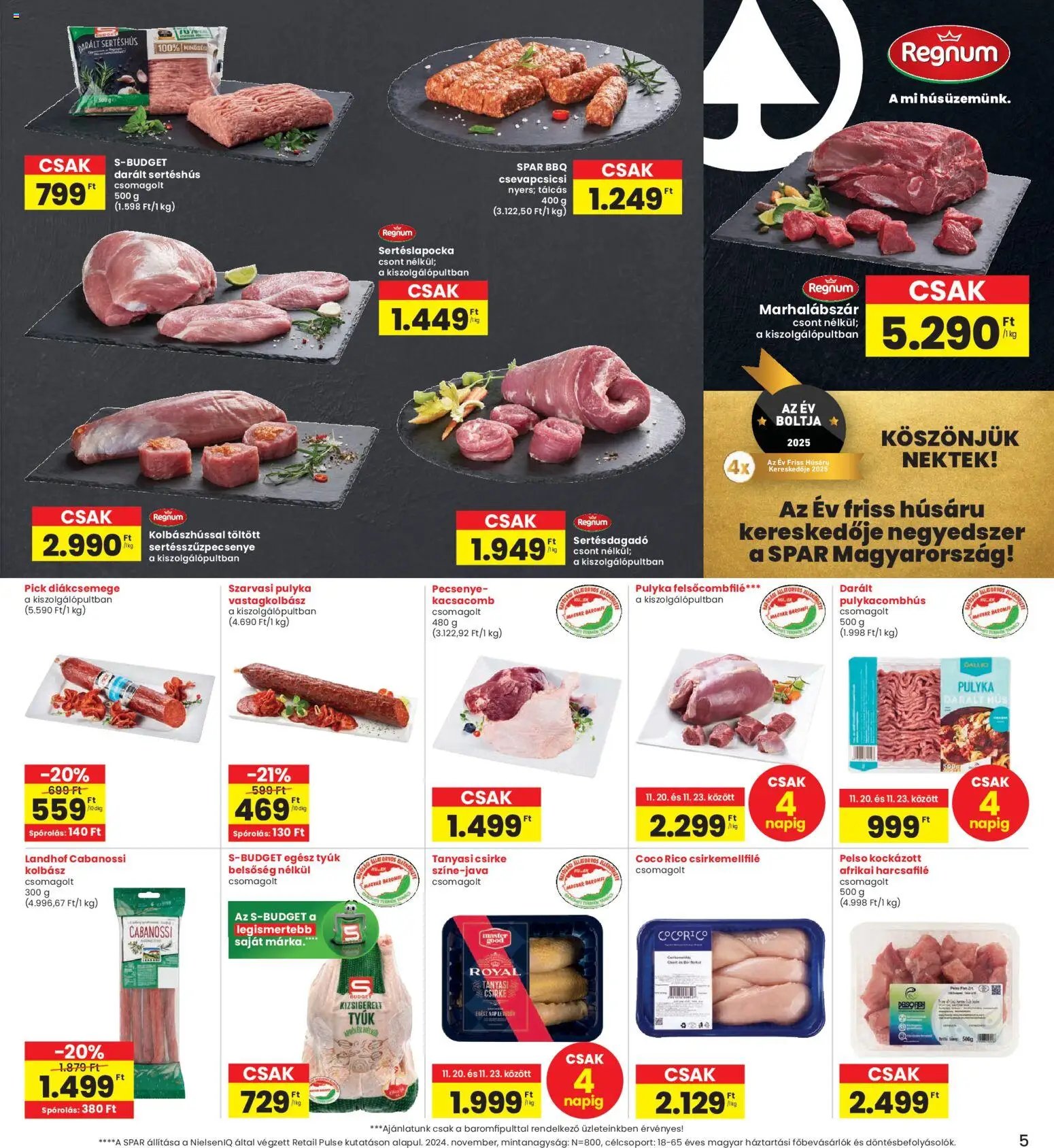 Interspar újság 2025.11.20. Black Friday (2025-11-20 - 2025-11-26)