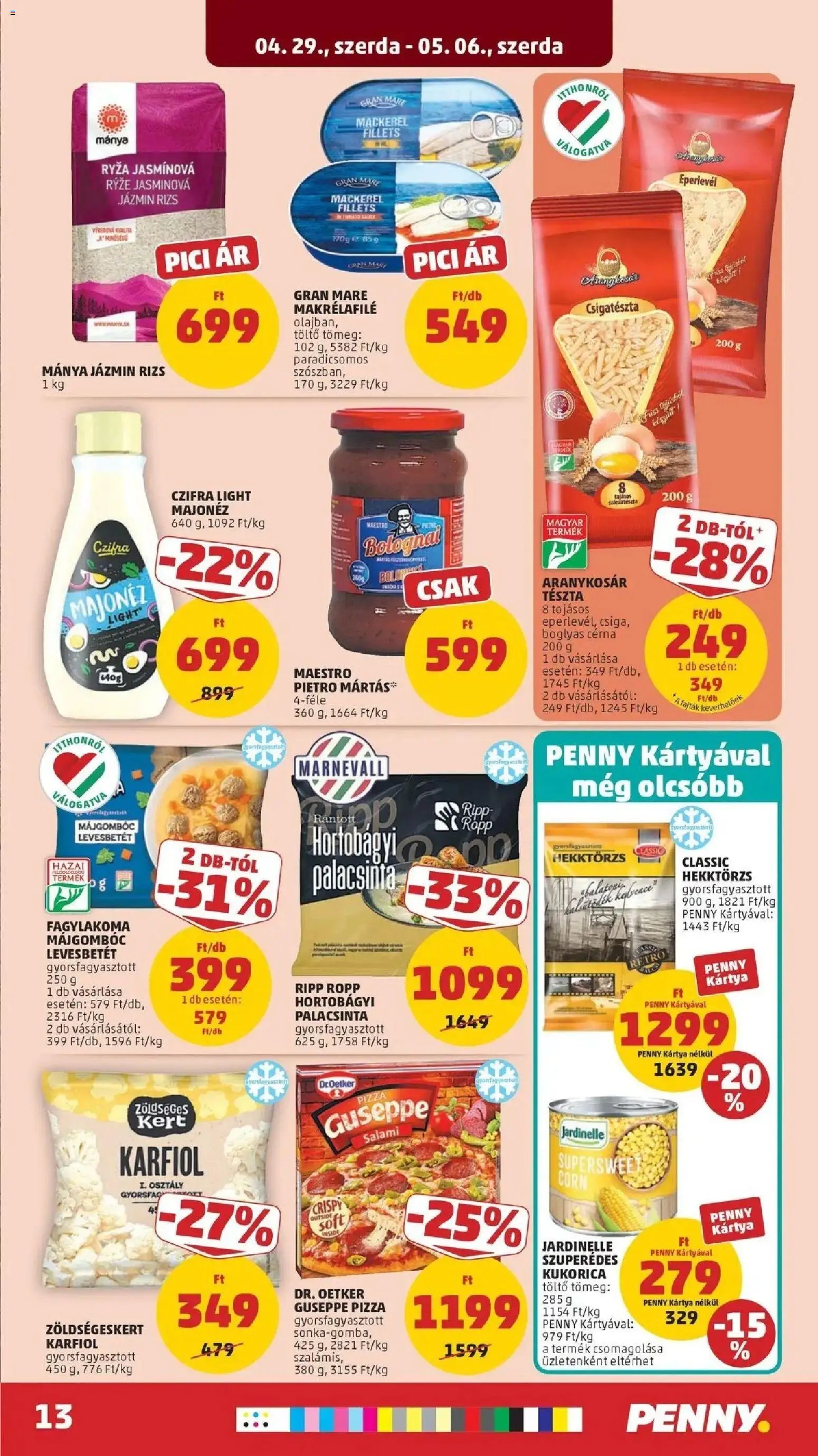 PENNY újság 2026.04.29. Penny aktuális akciós újság (2026-04-29 - 2026-05-06)