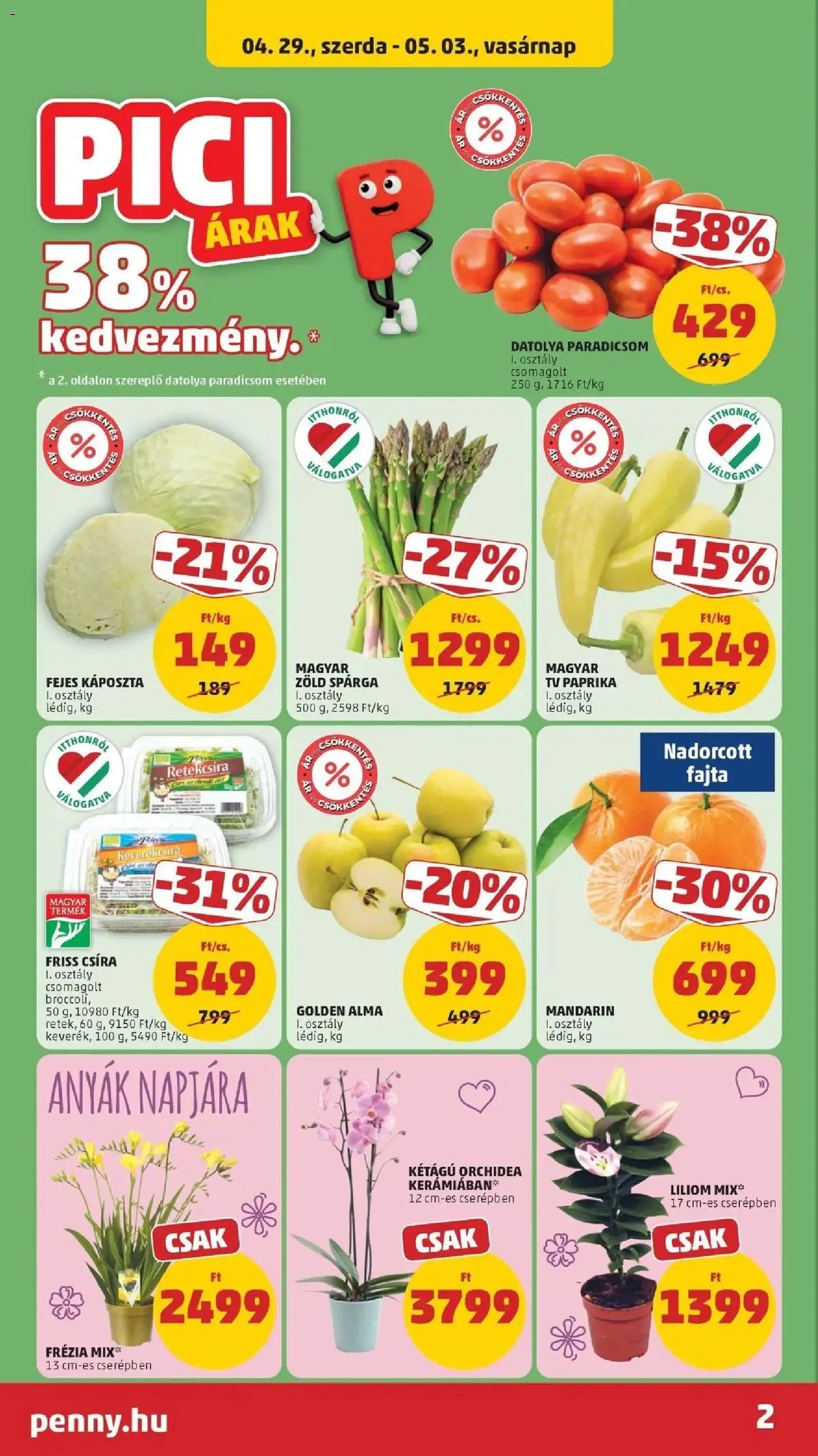 PENNY újság 2026.04.29. Penny aktuális akciós újság (2026-04-29 - 2026-05-06)