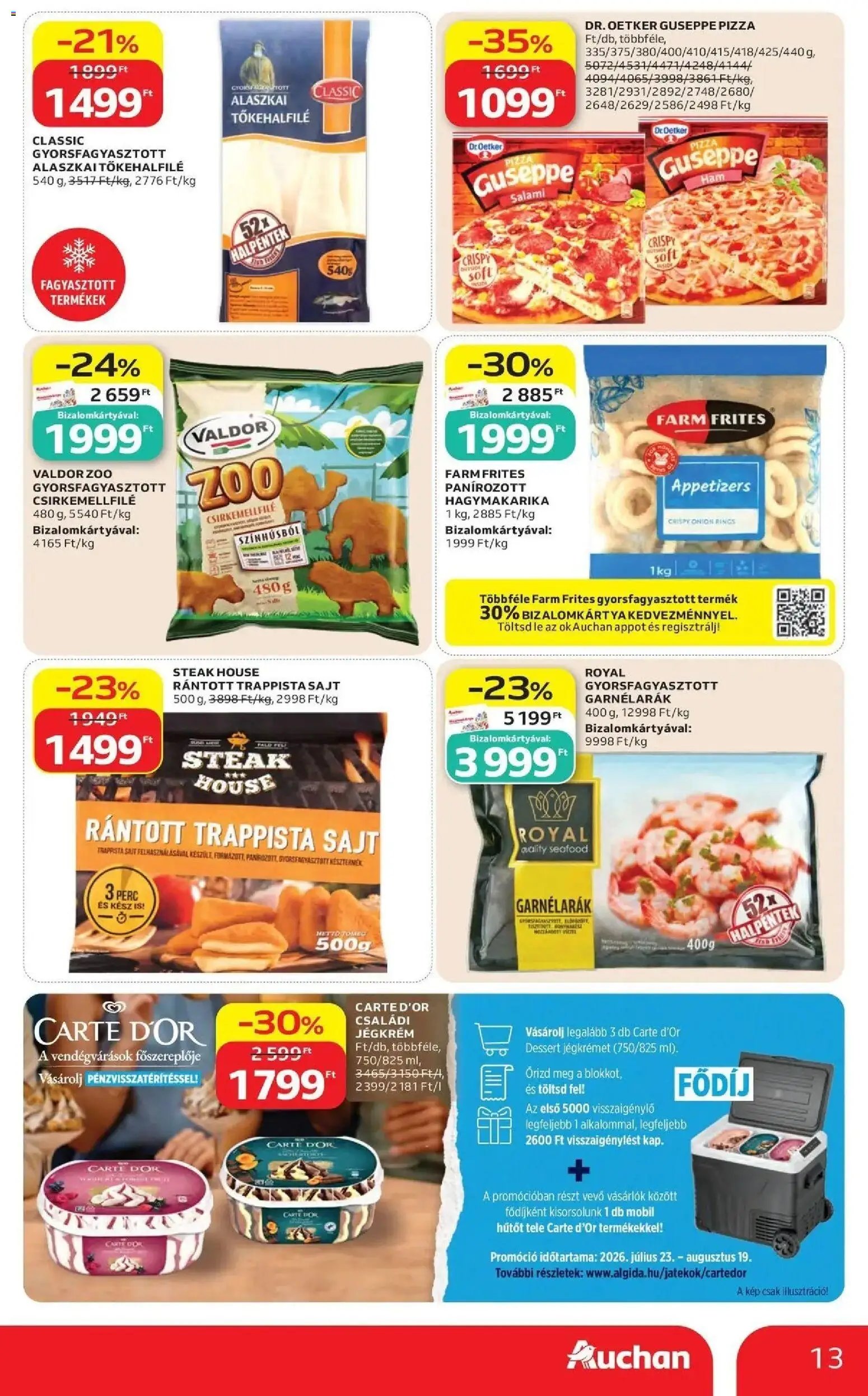 Auchan újság 2026.07.23. Auchan akciós újság Miskolc