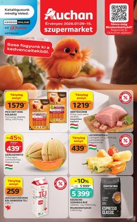 Auchan újság 2026.07.09. Auchan Szupermarket akciós újság