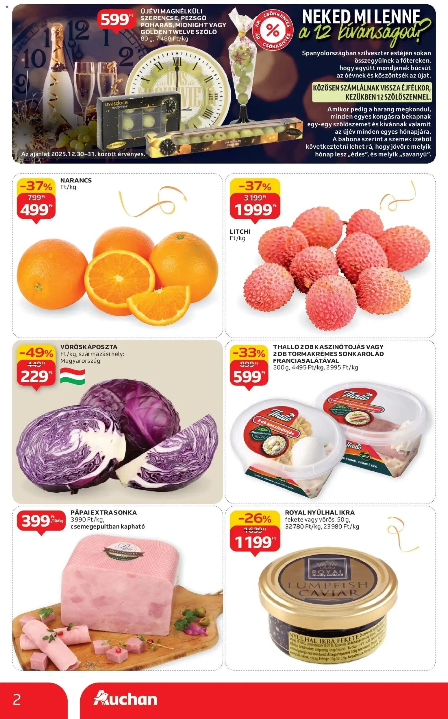 Auchan újság 2025.12.27. Székesfehérvár Akciós újság Auchan (2025-12-27 - 2025-12-31)
