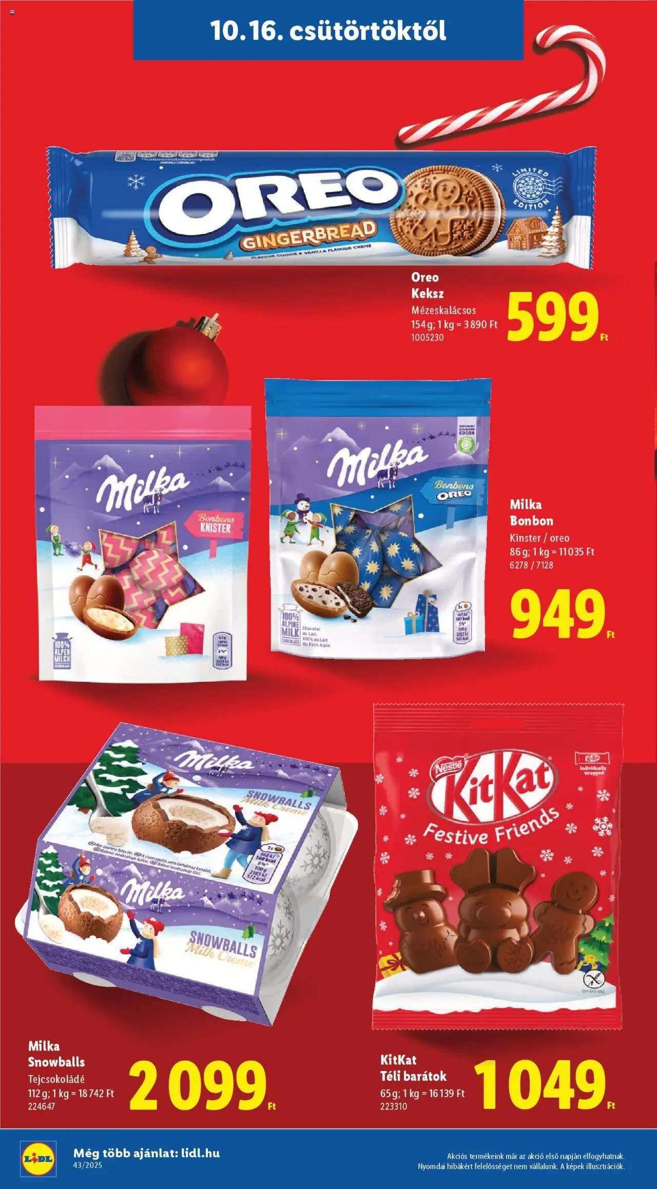 Lidl újság 2025.10.16. Favorina katalógus (2025-10-16 - 2025-12-14)