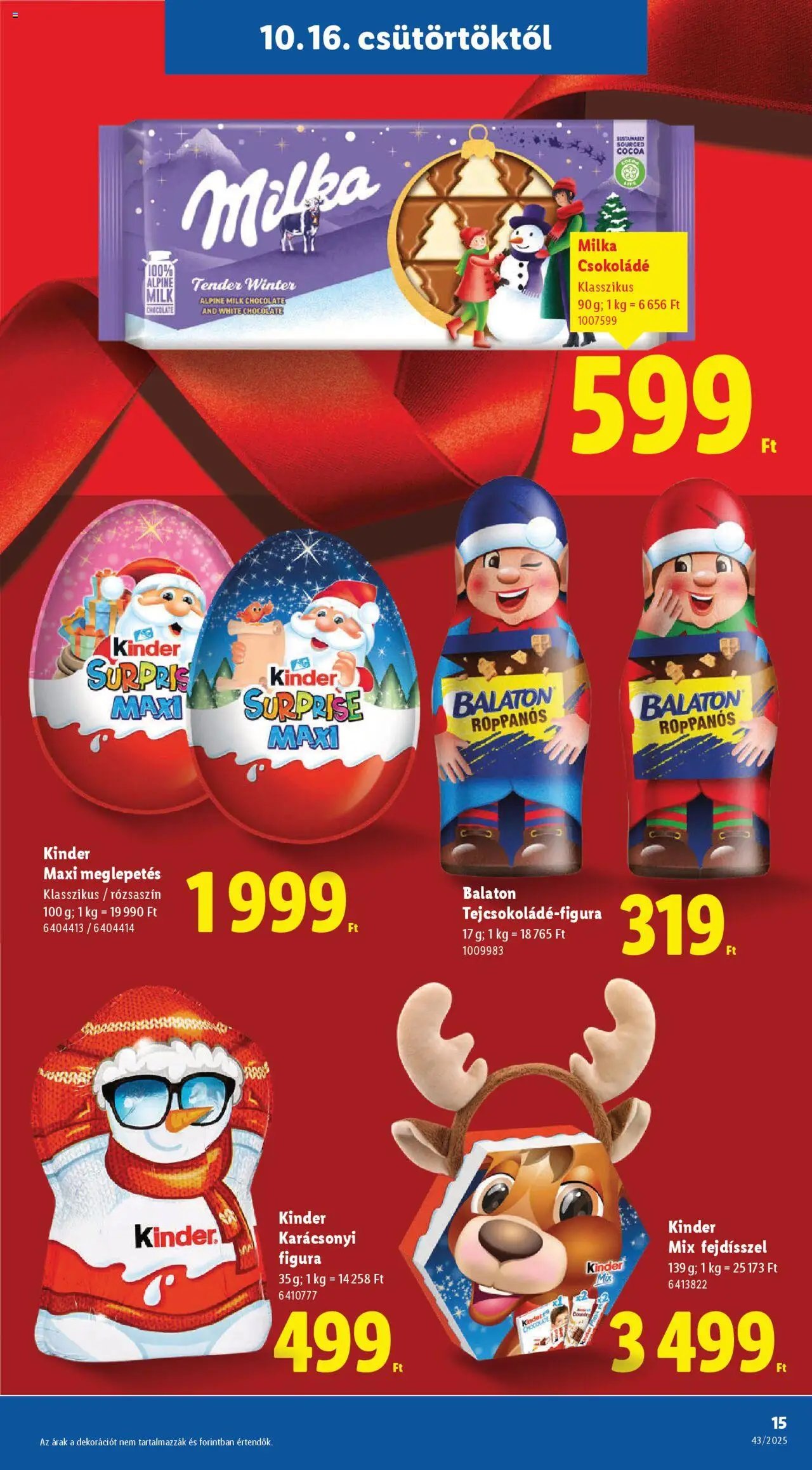 Lidl újság 2025.10.16. Favorina katalógus (2025-10-16 - 2025-12-14)