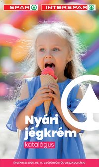 Spar újság 2026.05.14. Spar Jégkrém katalógus (2026-05-14)