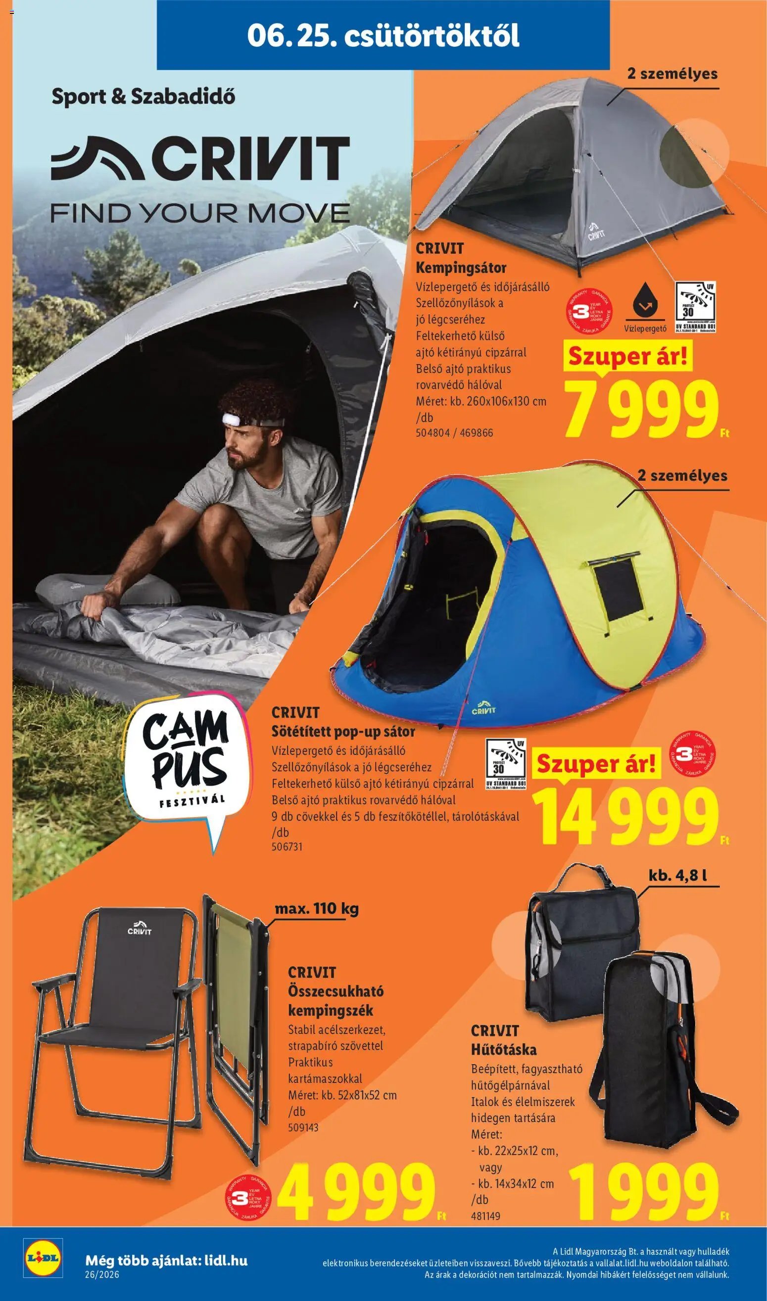 Lidl újság 2026.06.25. Lidl Nonfood kínálatunk
