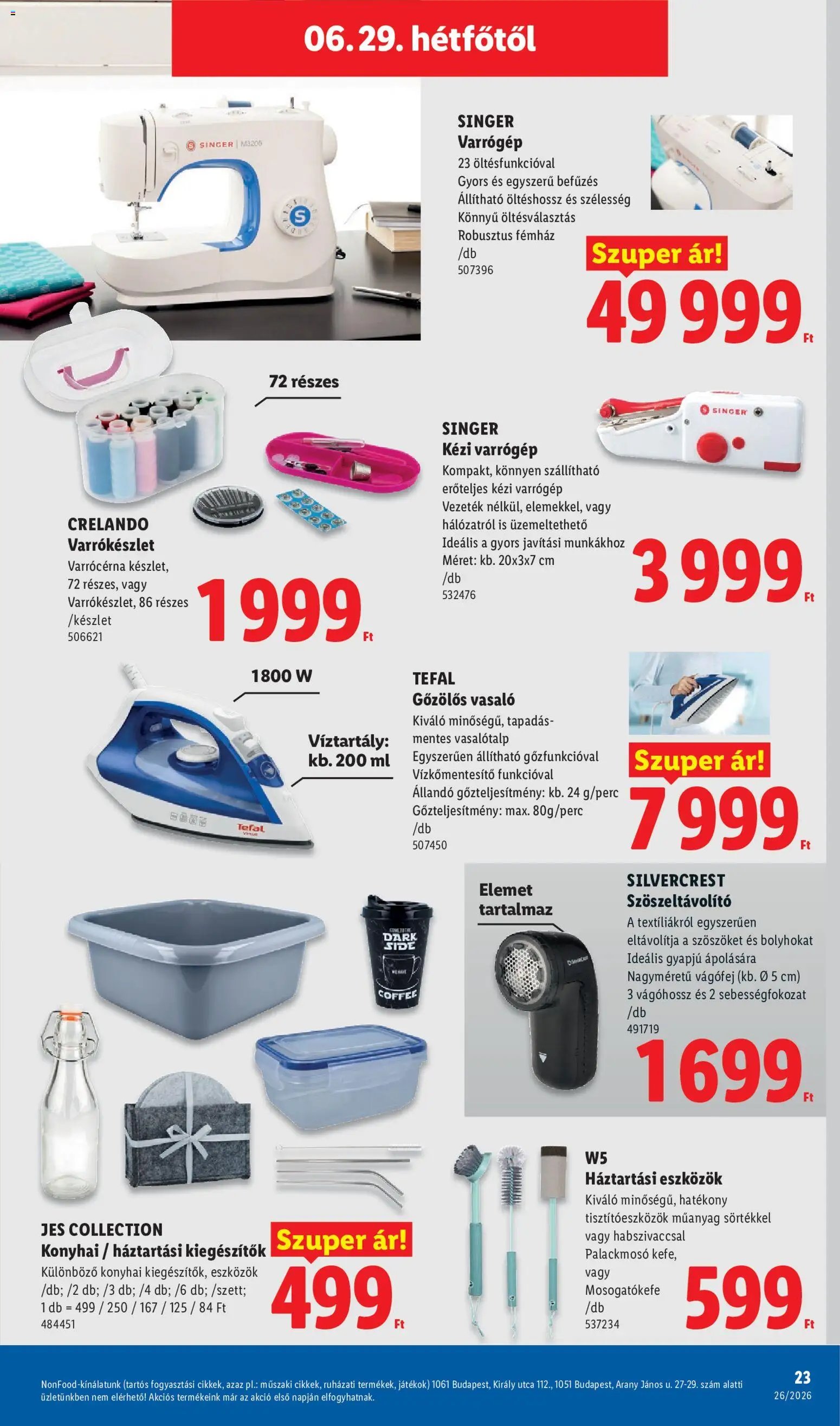 Lidl újság 2026.06.25. Lidl Nonfood kínálatunk