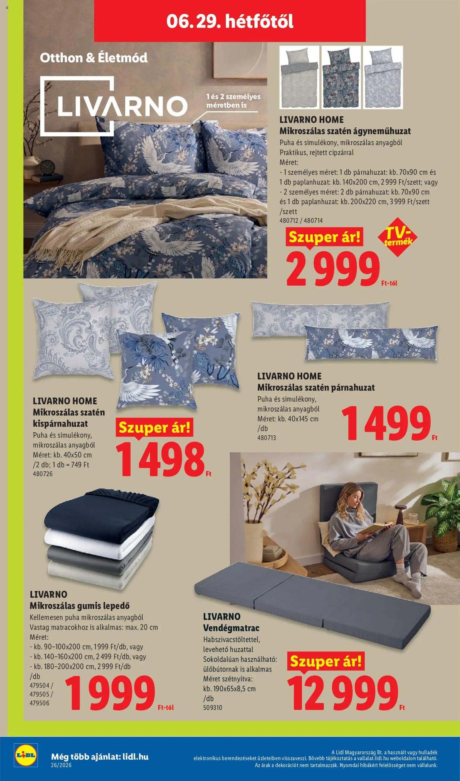 Lidl újság 2026.06.25. Lidl Nonfood kínálatunk