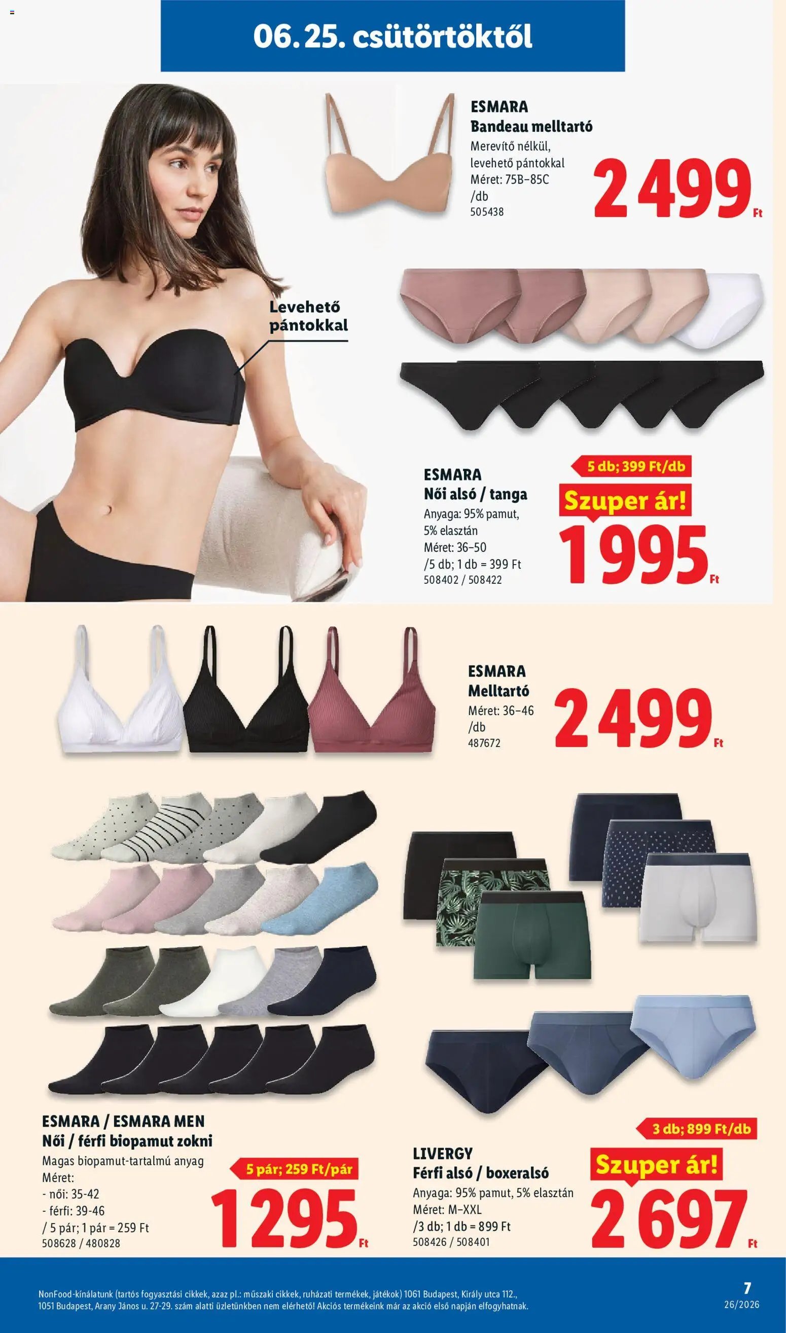 Lidl újság 2026.06.25. Lidl Nonfood kínálatunk