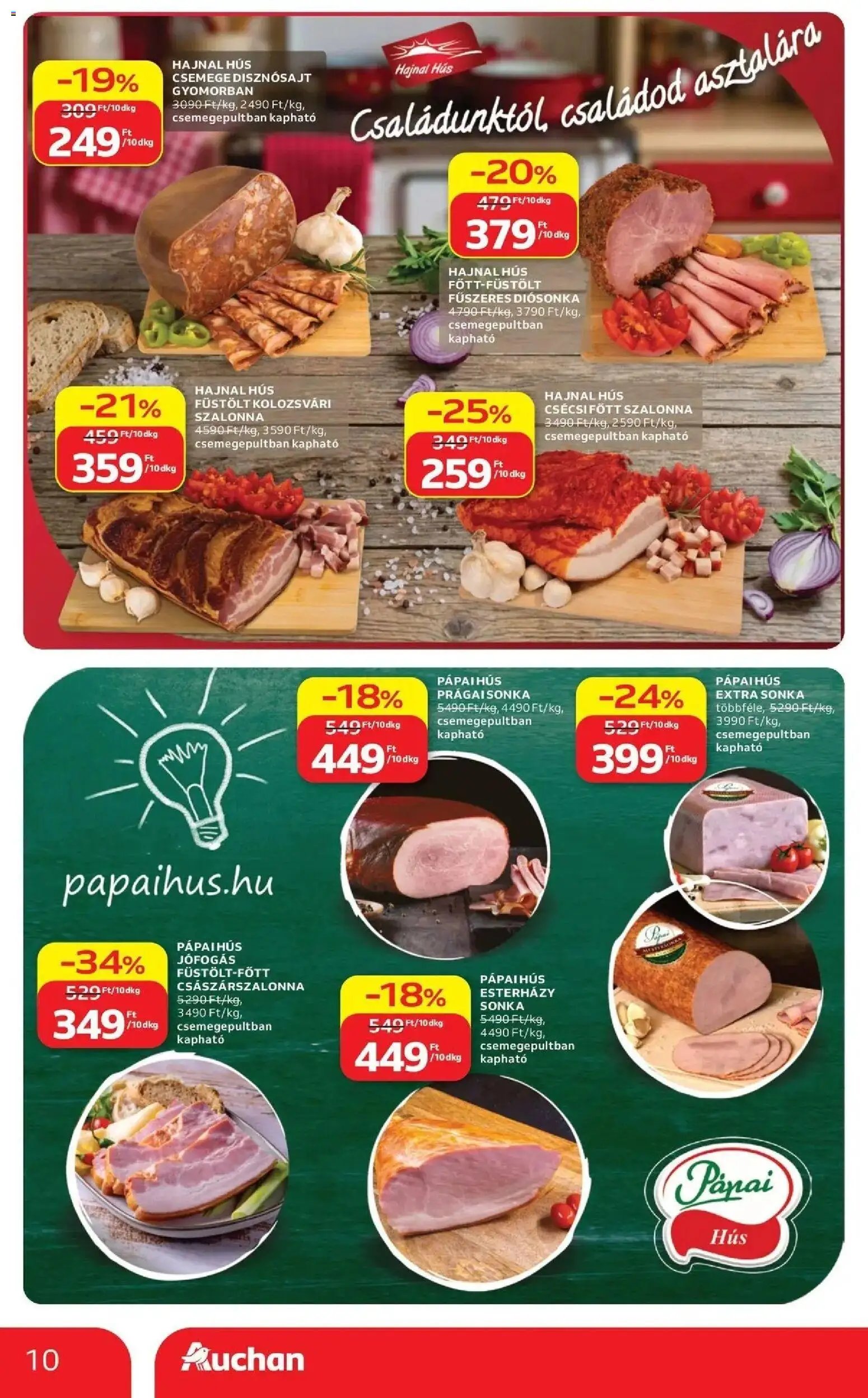 Auchan újság 2026.09.17. Auchan akciós újság Szolnok