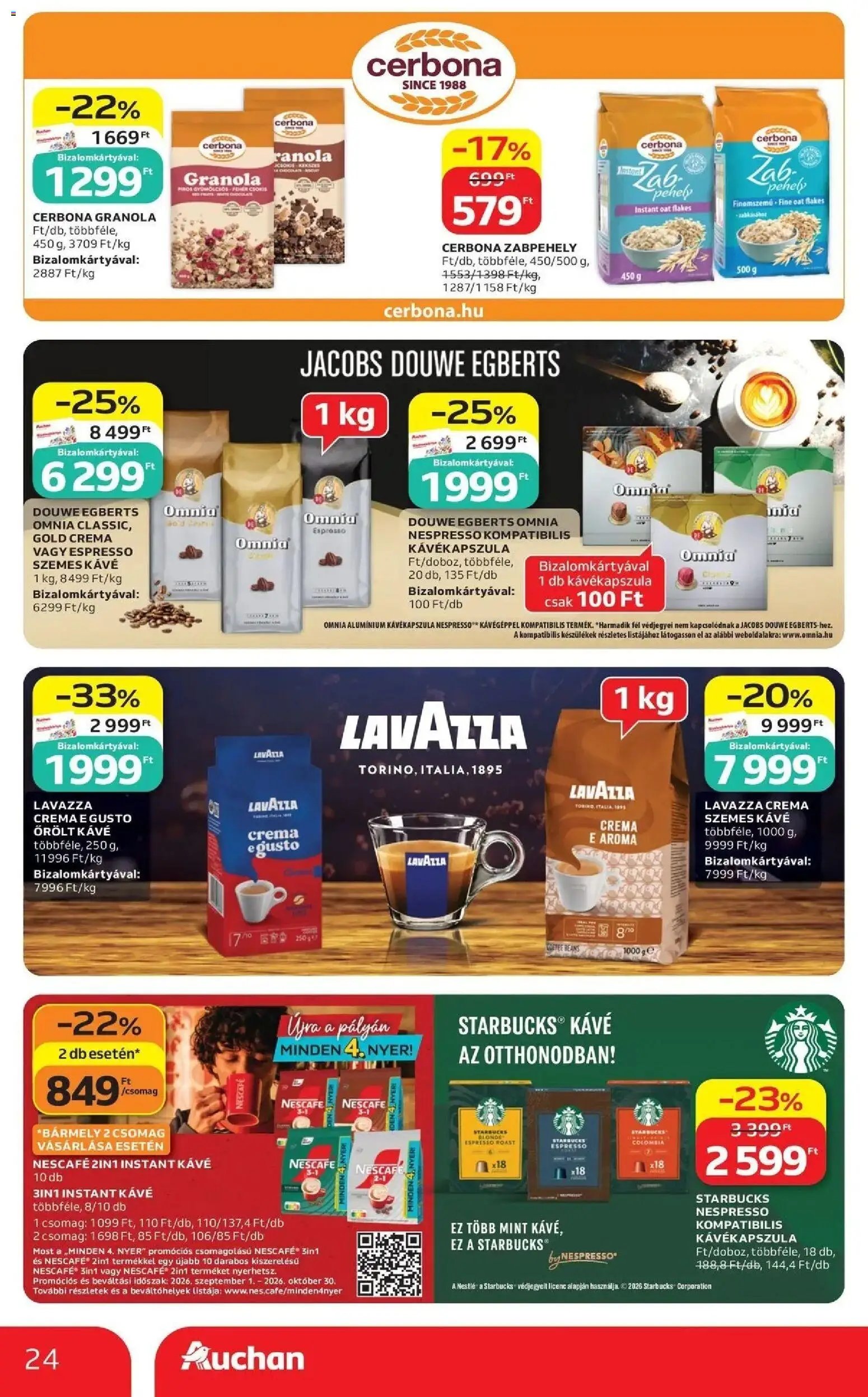 Auchan újság 2026.09.17. Auchan akciós újság Szolnok